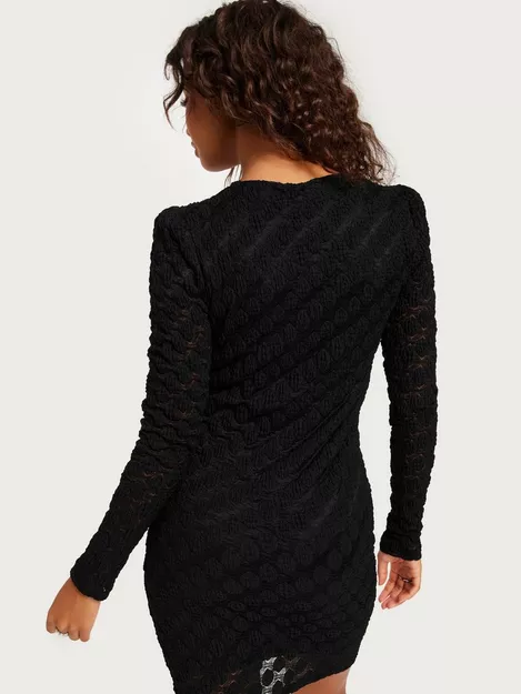 Buy Only ONLRIE L/S DRESS V-NECK JRS - Black