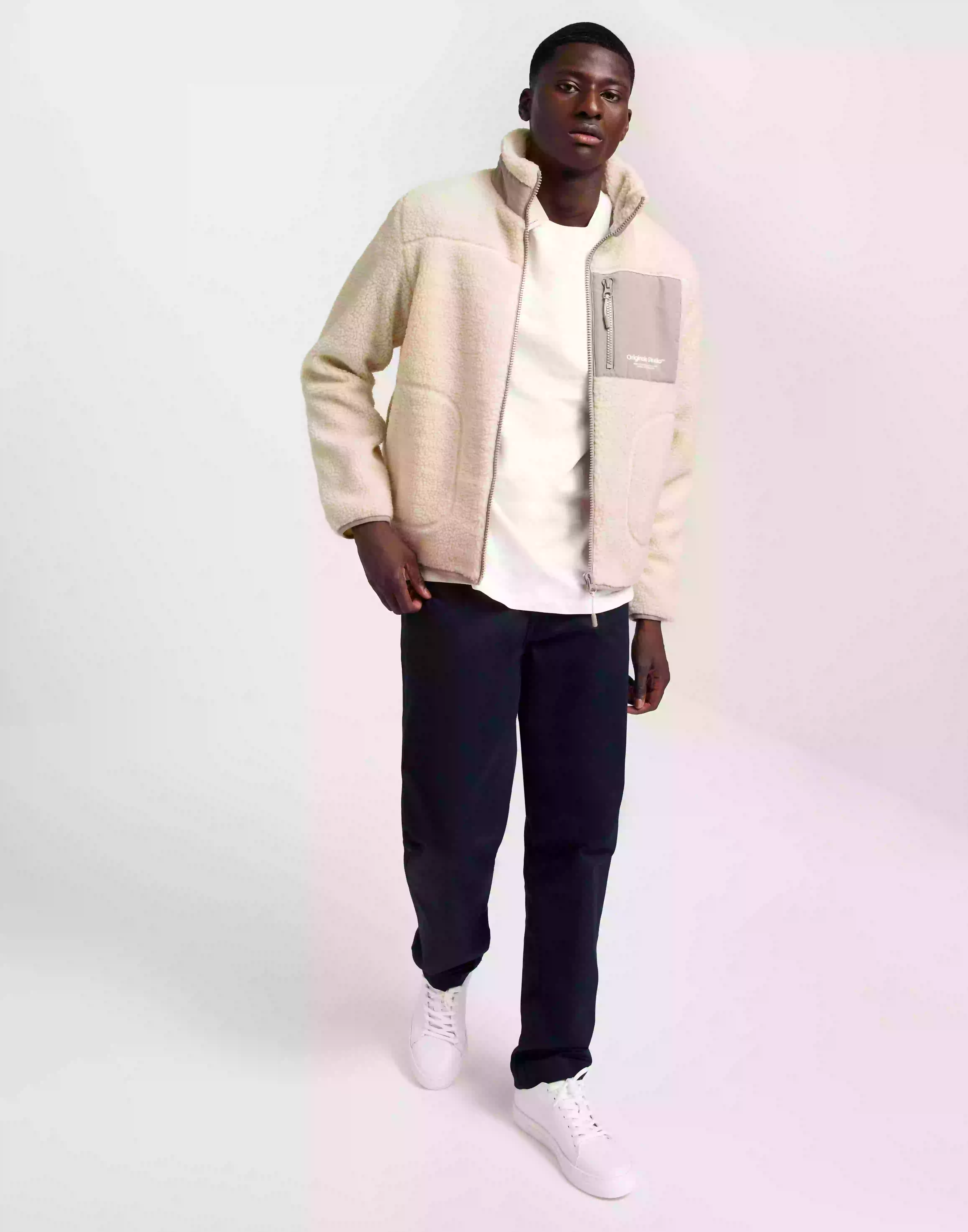 Jack & Jones Jorvesterbro Teddy Jacket Noos Fleecejackor Atmosphere