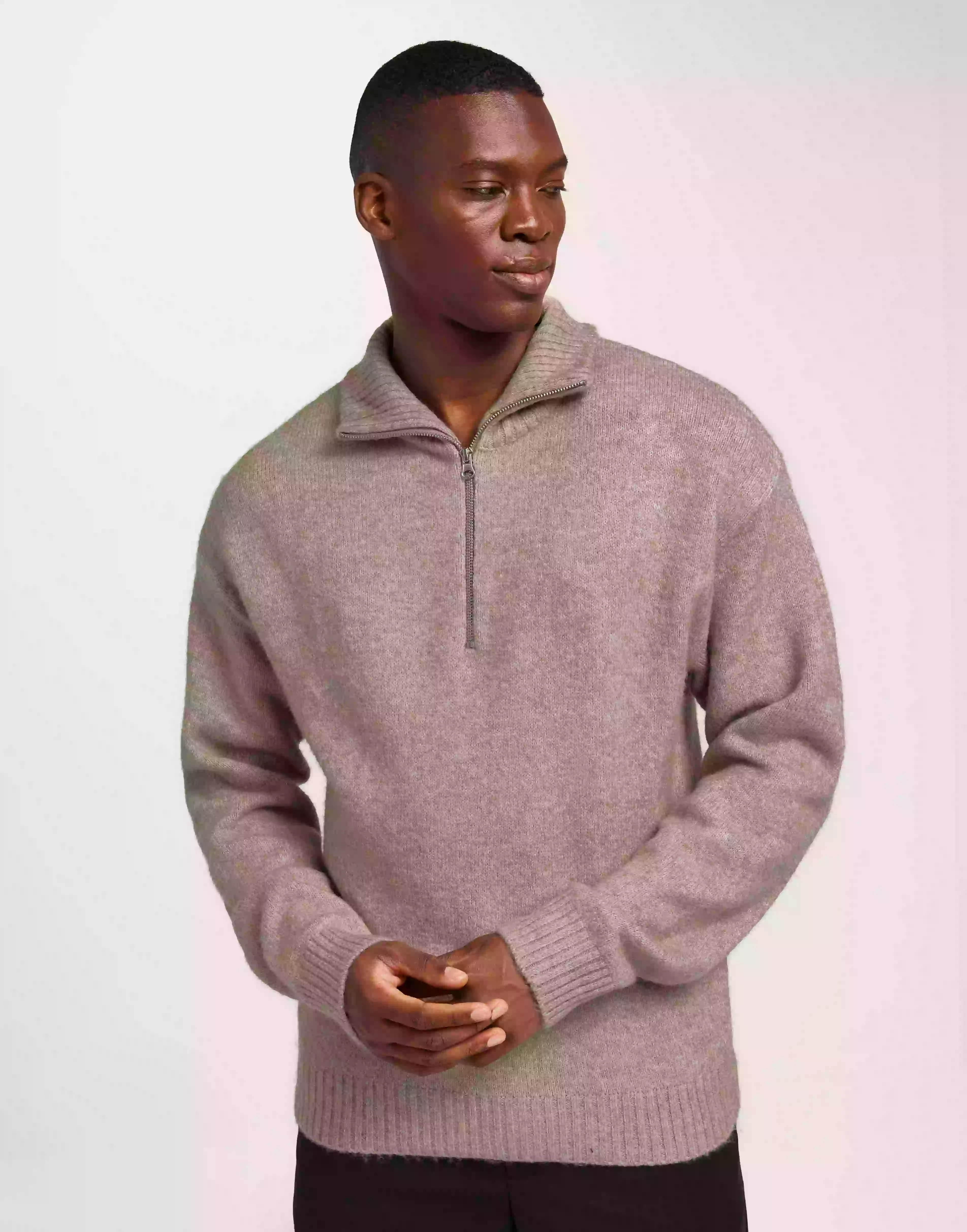 Jack & Jones Jorollie Knit Half Zip Sn Stickade tröjor Atmosphere