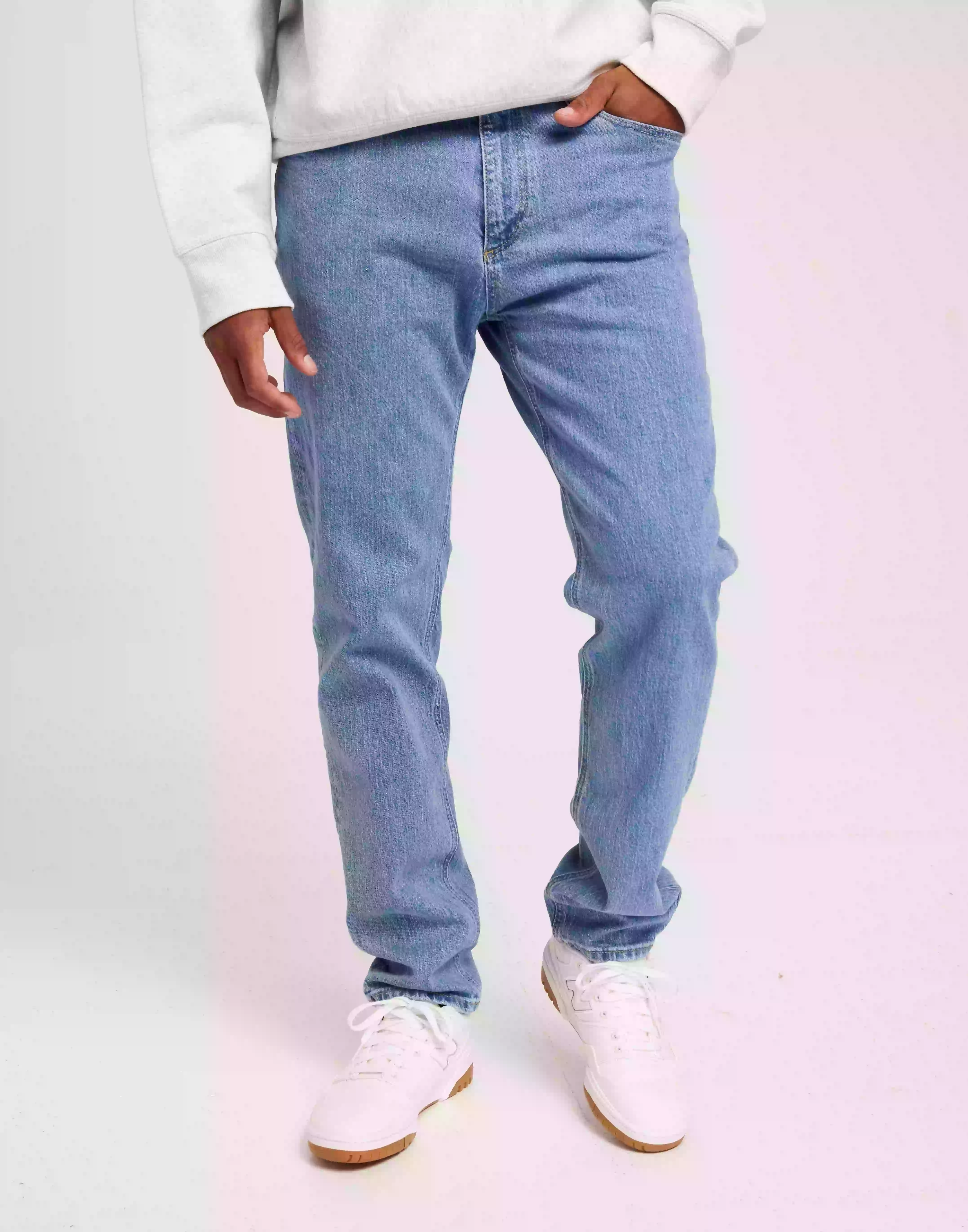 Jack & Jones Jjiclark Jjevan Am 395 Noos Straight leg jeans Blue Denim