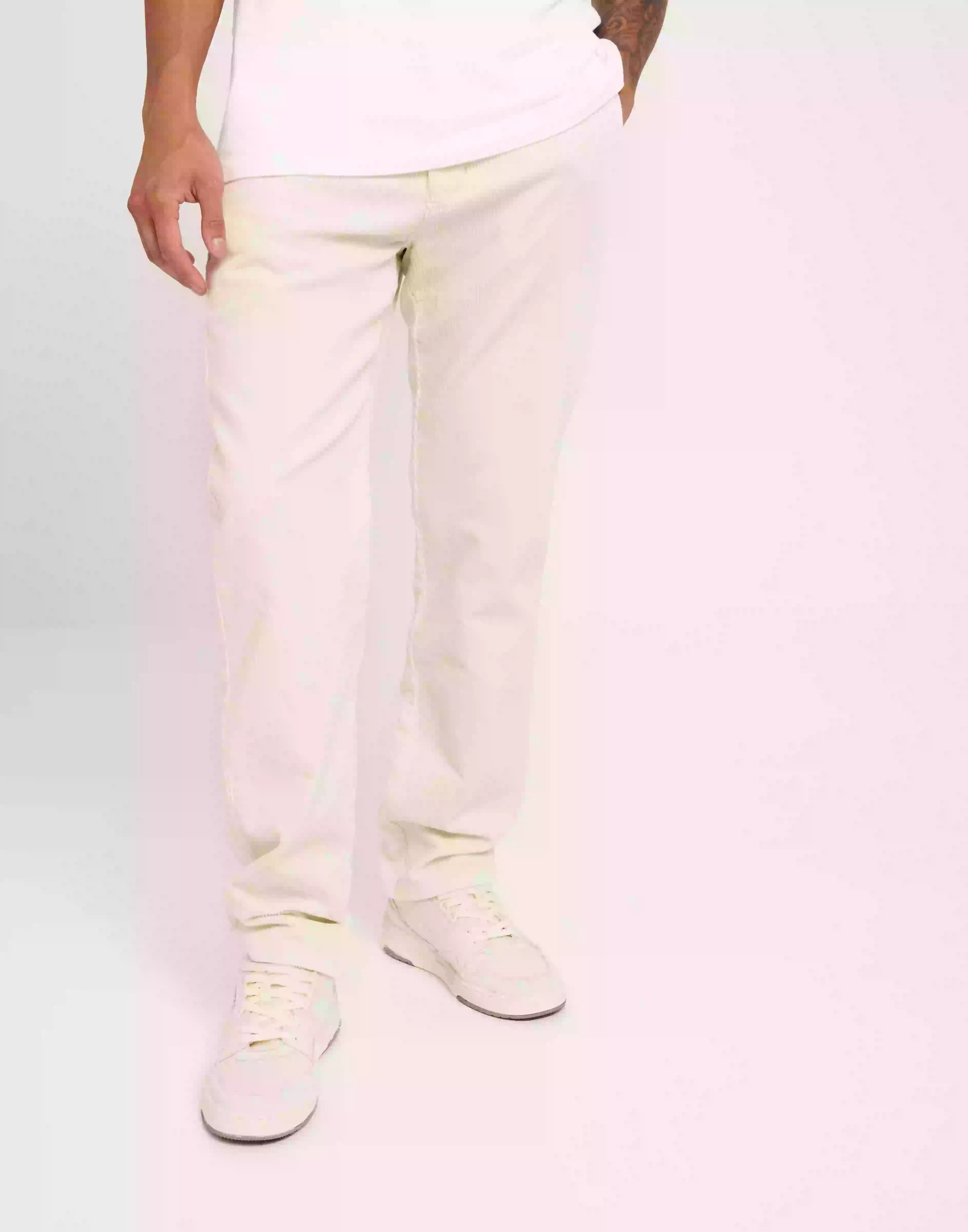 Only & Sons Onsedge-Ed Loose Cord 0063 Pant Manchesterbyxor Cloud Dancer