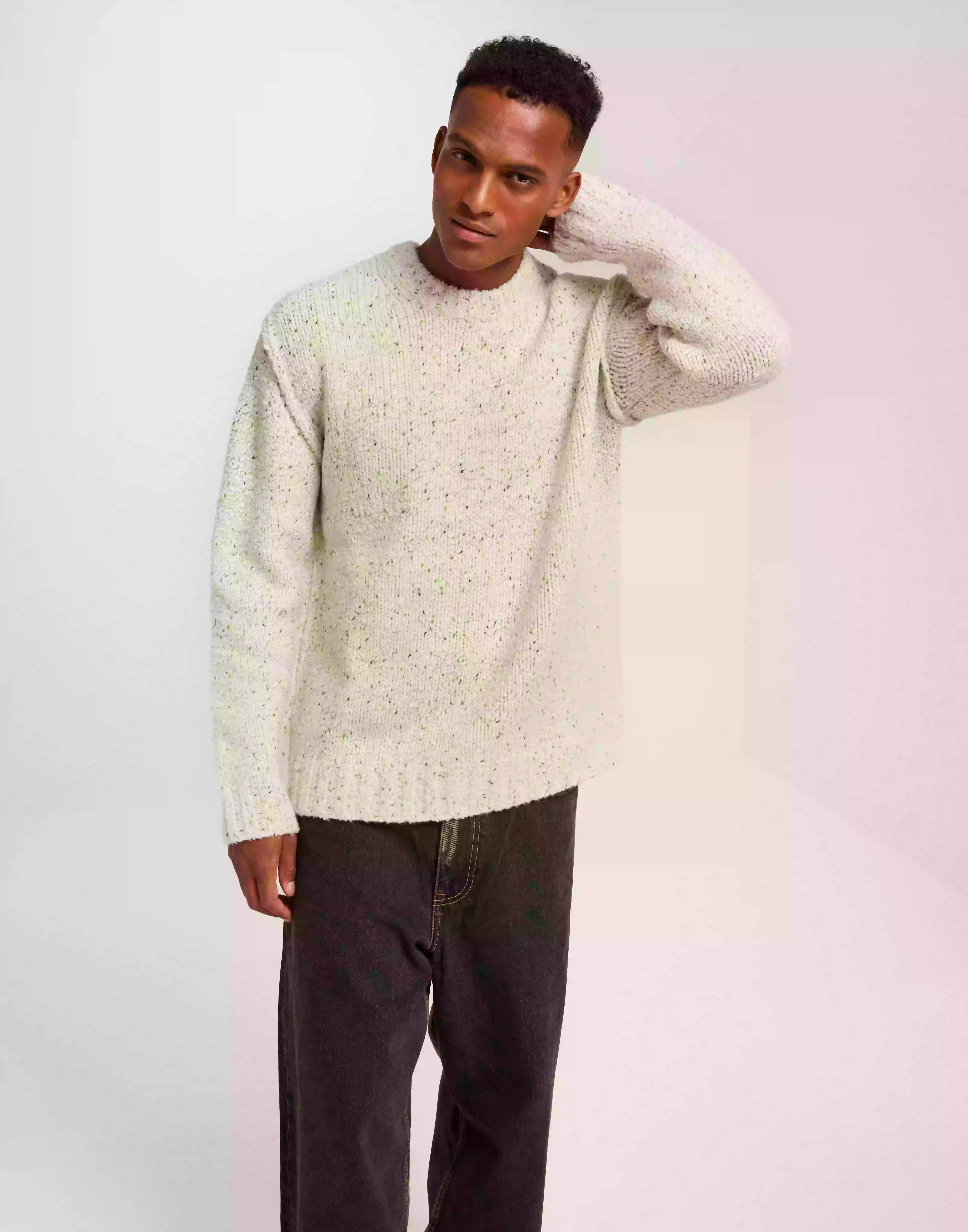 Samsøe Samsøe Max crew neck 14909 Half zip White
