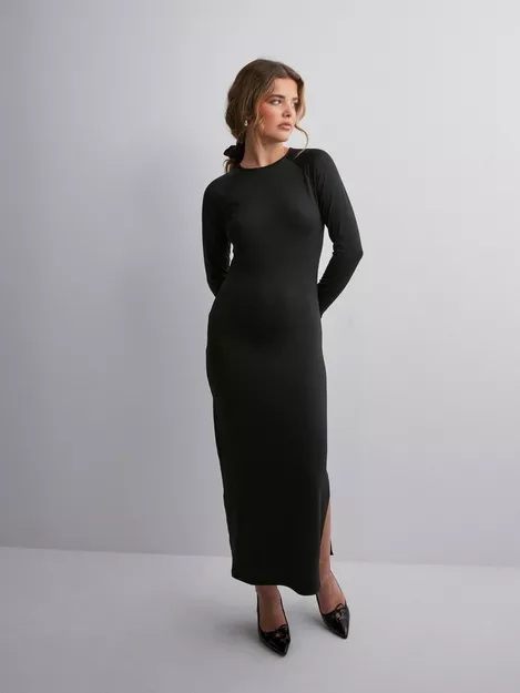 ONLLILA JRS OPEN Buy L/S BACK Only - DRESS CS Black