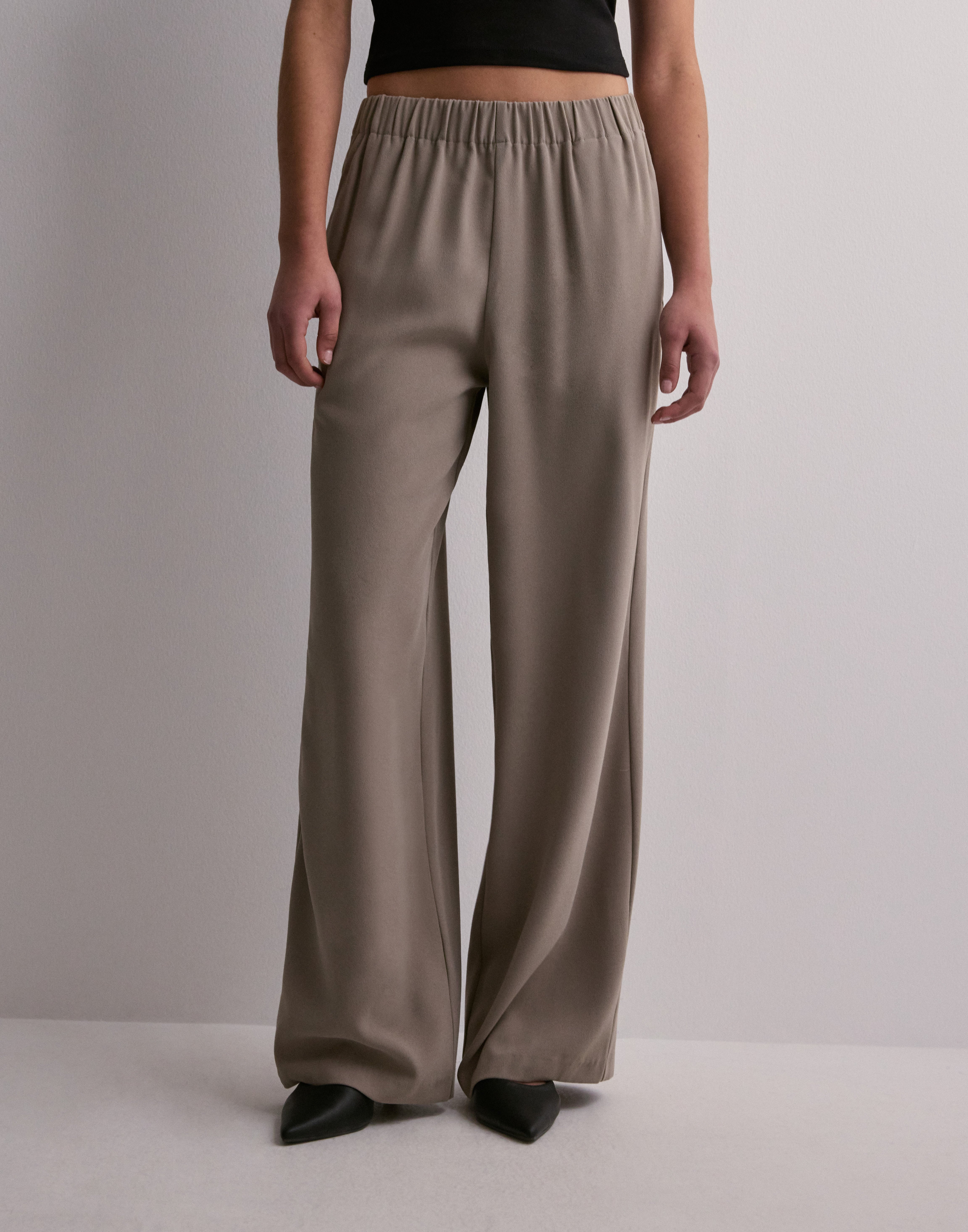 Kjøp Selected Femme Vide Bukser - SLFTINNI-RELAXED MW WIDE PANT N NOO ...