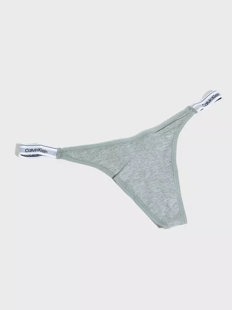 Buy Calvin Klein Underwear STRING THONG (DIPPED) - GREY HEATHER