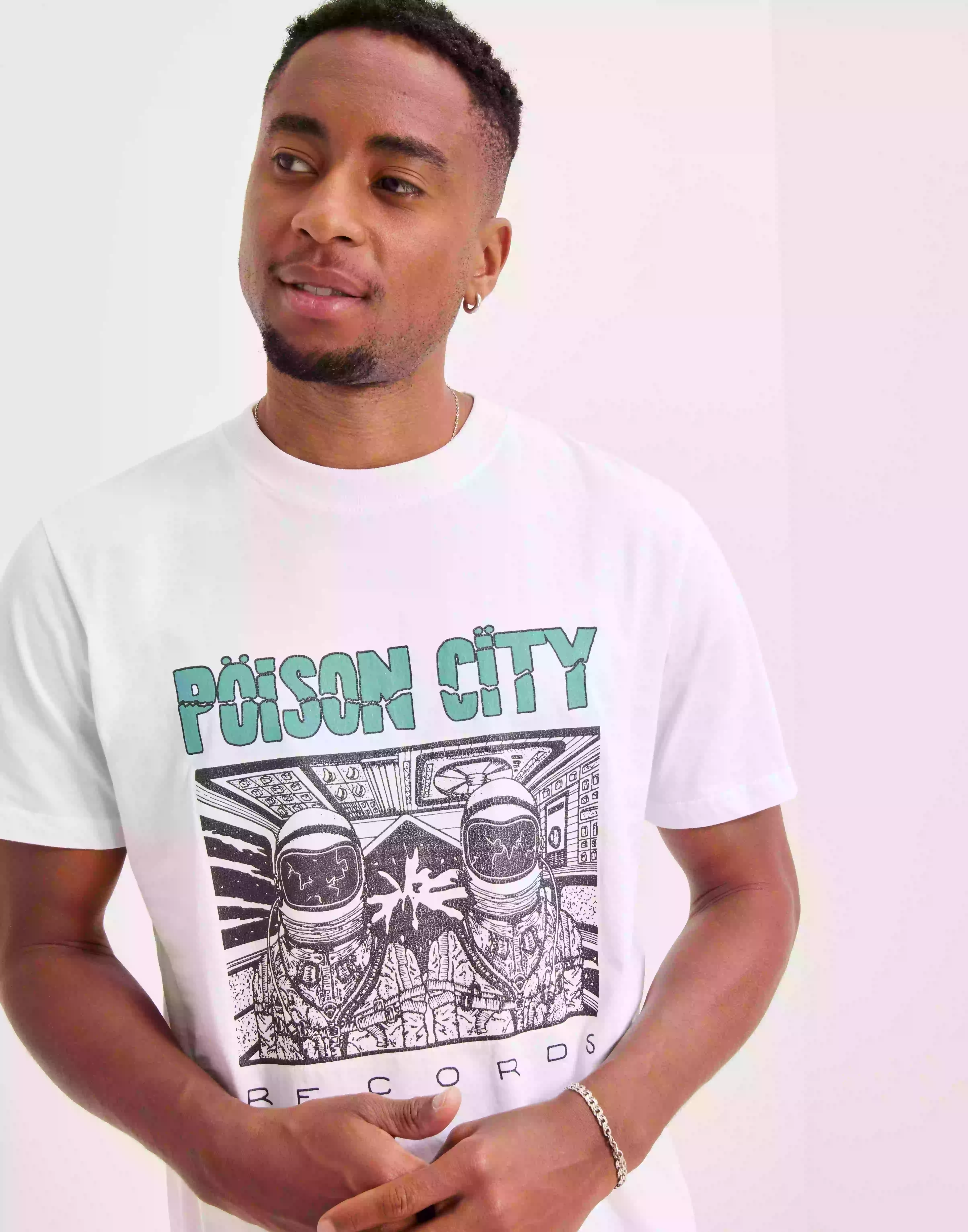 Neuw Poison City Band Tee T-shirts med tryck White