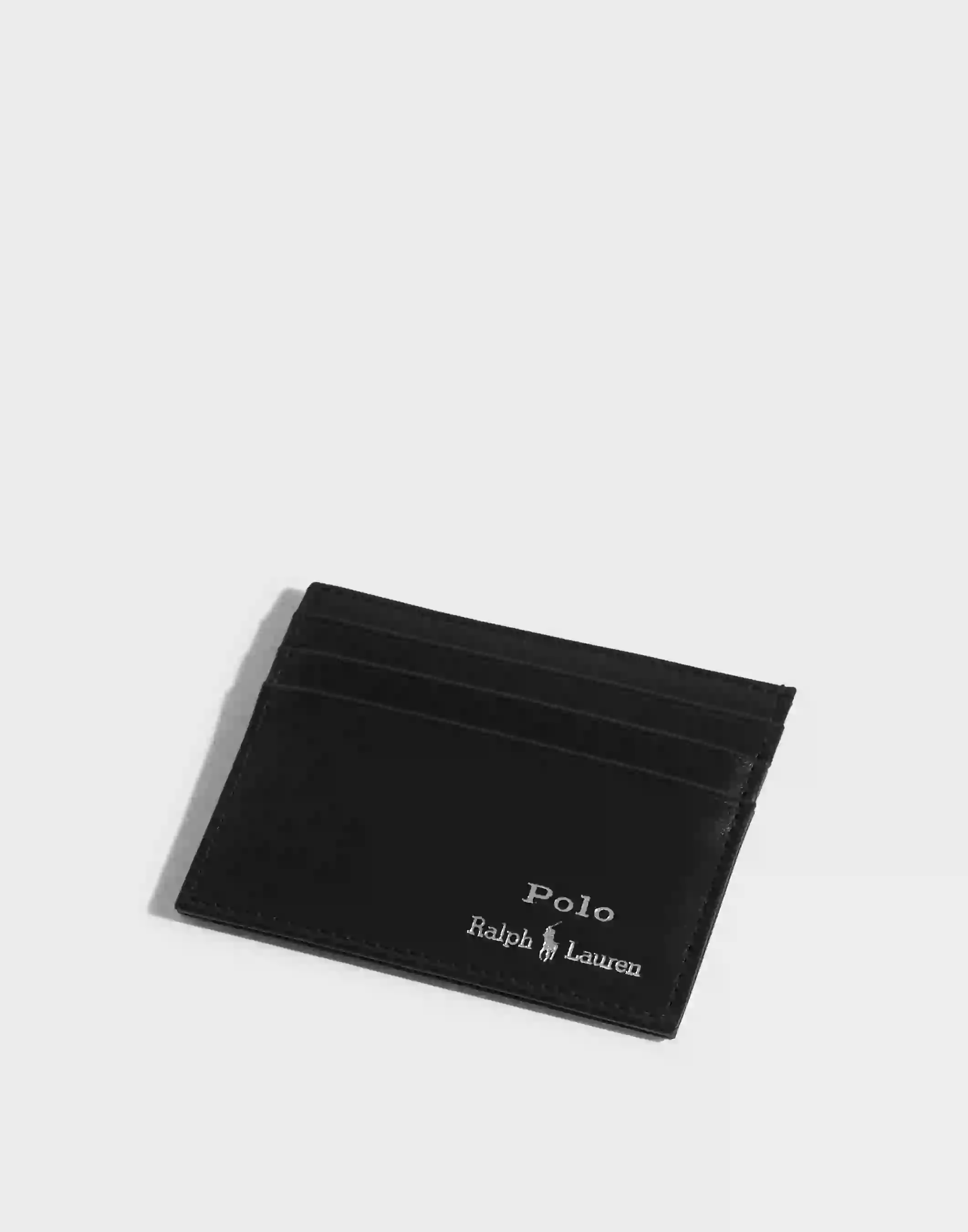 Polo Ralph Lauren Gld Fl Cc-Card Case-Smooth Leather Lommebøker & Kortholdere Black