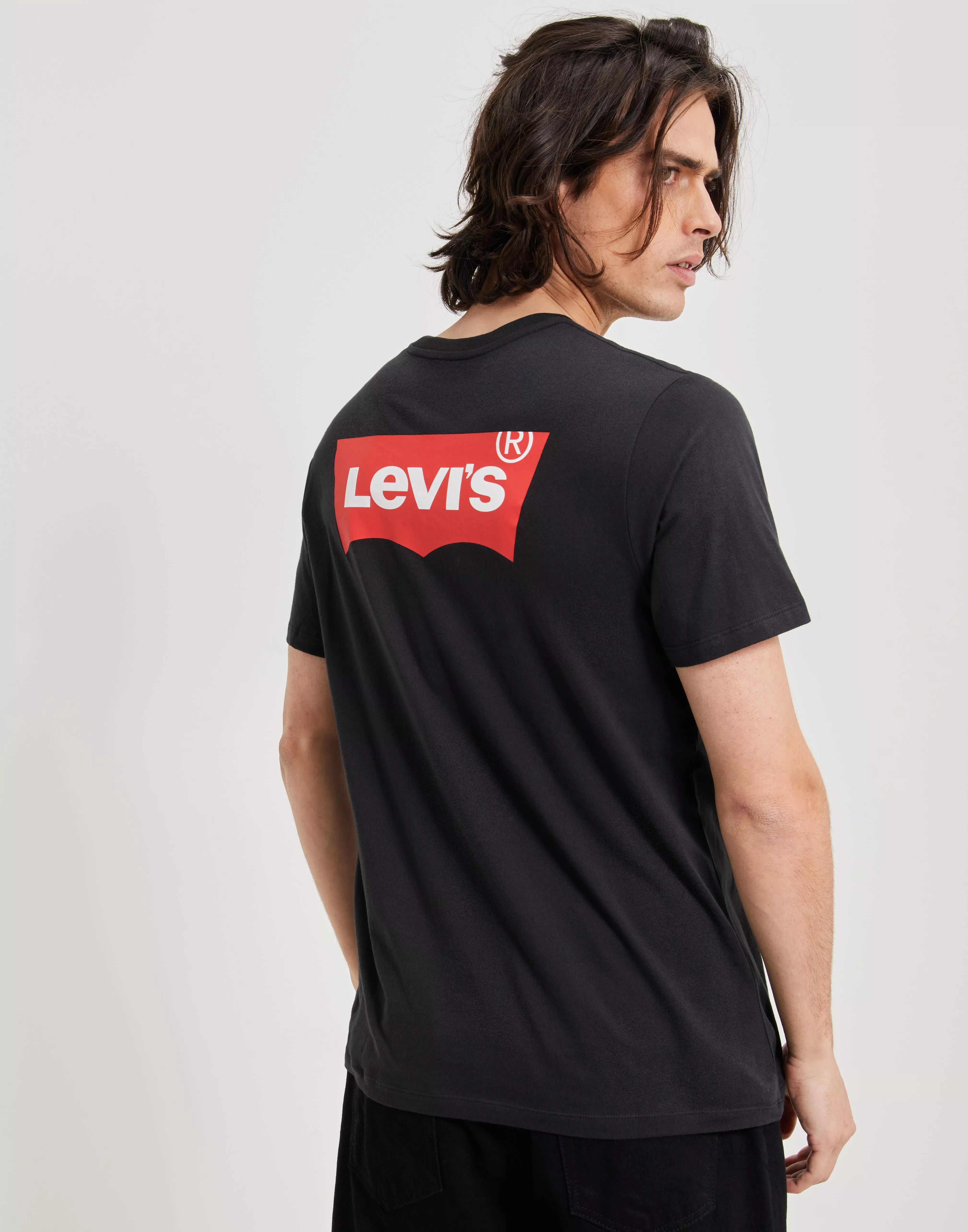 Levi's Graphic Crewneck Tee Core+ T-shirts med tryck Black