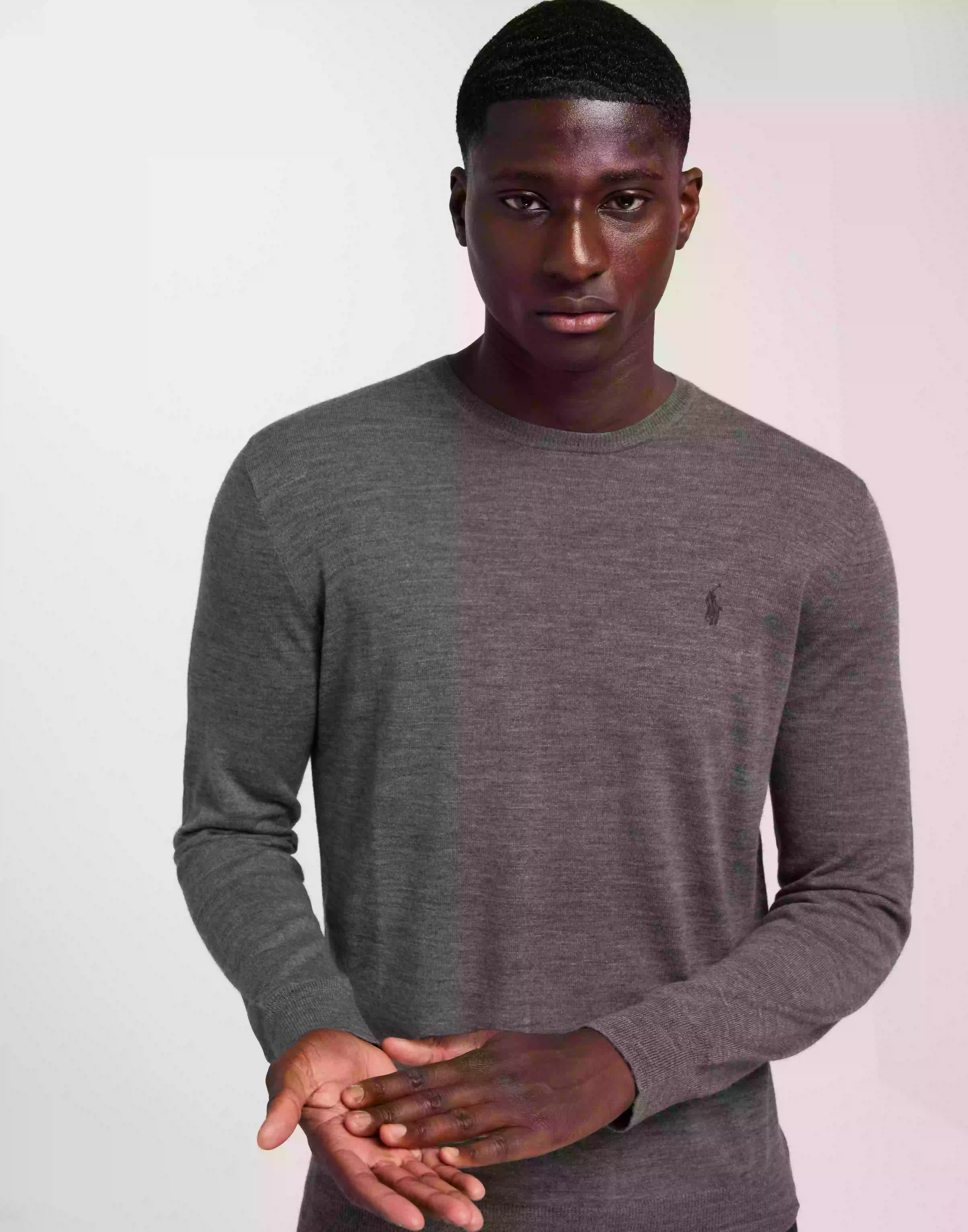 Polo Ralph Lauren Long Sleeve-Pullover Strikkegensere Grey