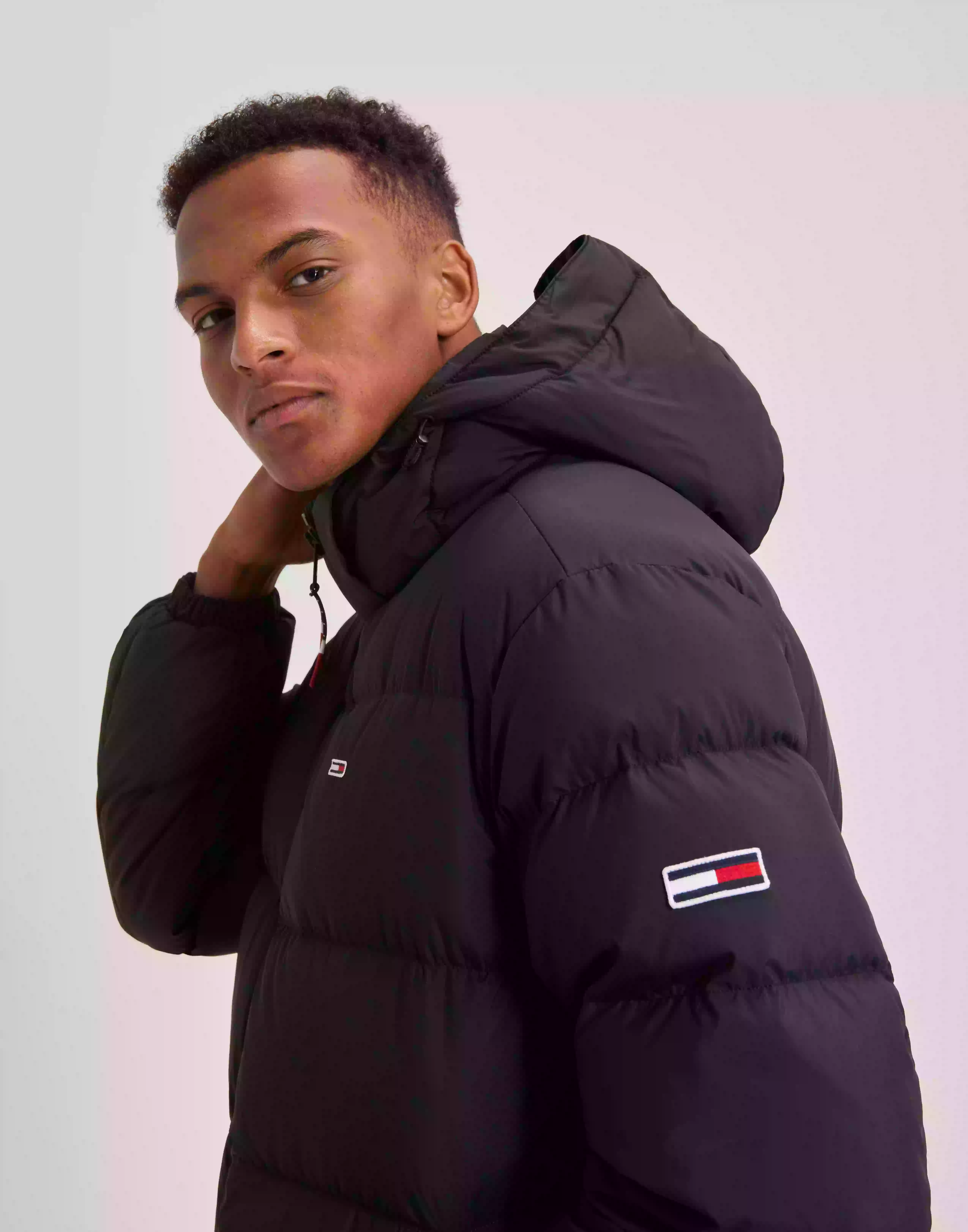 Tommy Jeans Tjm Essential Down Jacket Dunjackor Black