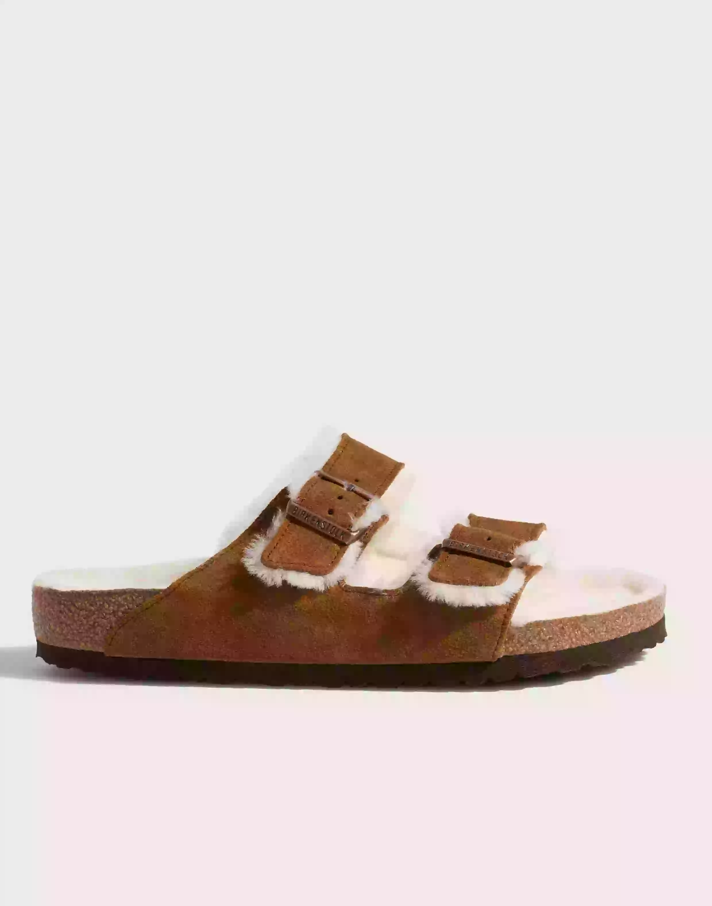 Birkenstock Arizona Fur Varmforede tøfler Mink