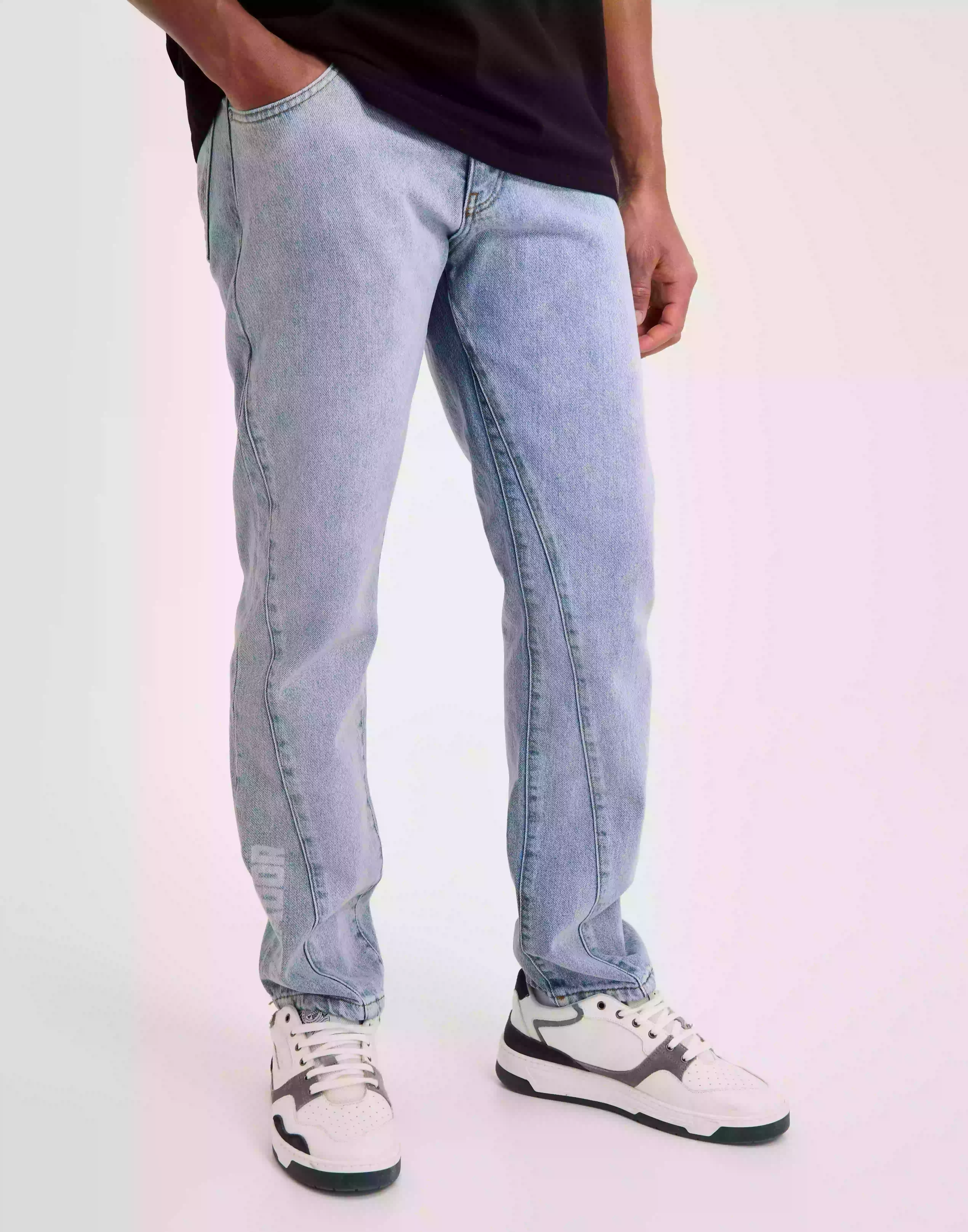 Pegador Bisdale Wide Jeans Straight jeans Light Blue