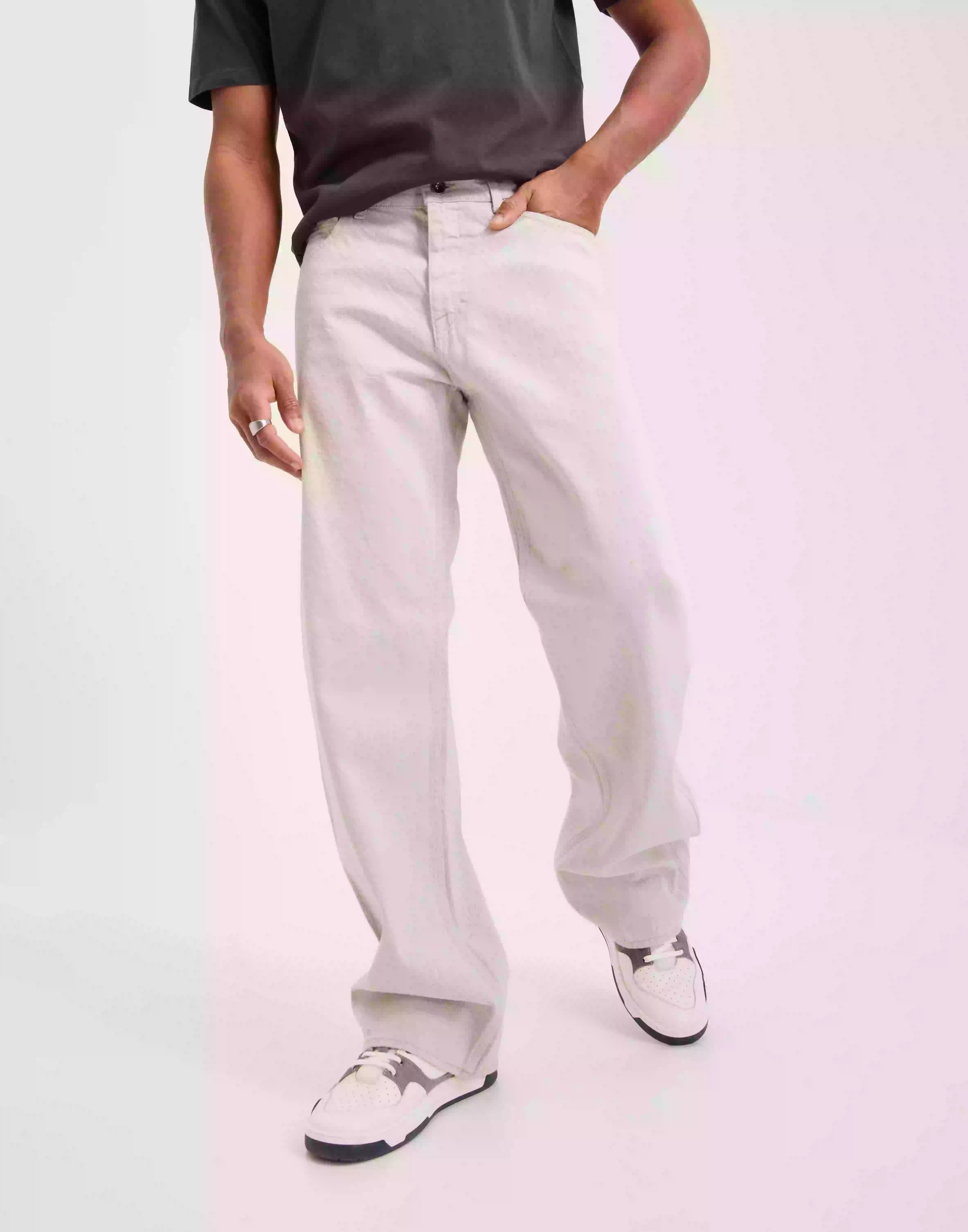 Tiger of Sweden Tille Loose fit jeans Ecru