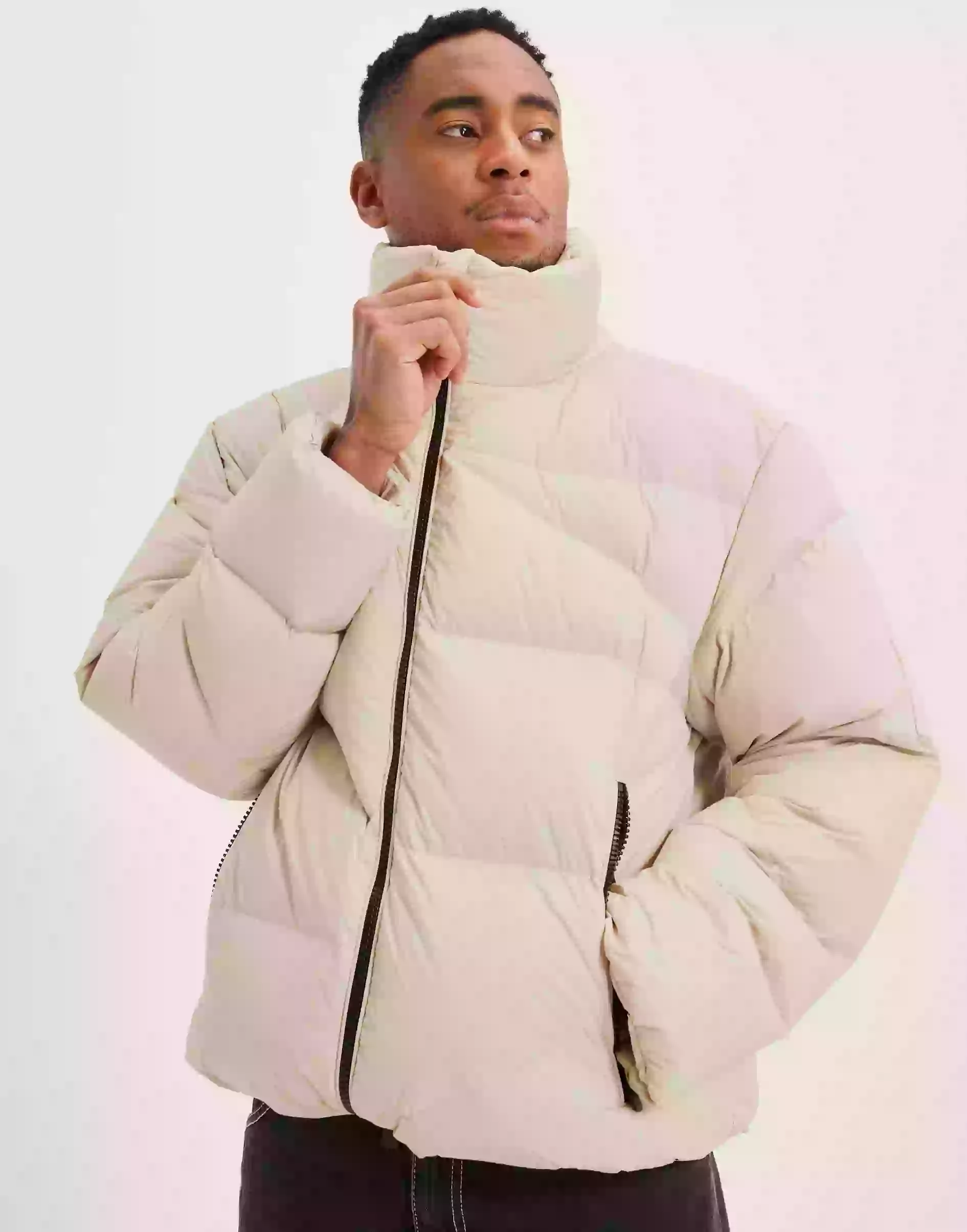 Bacon Clothing Double B Wlt Jacket Man Dunjackor Cream