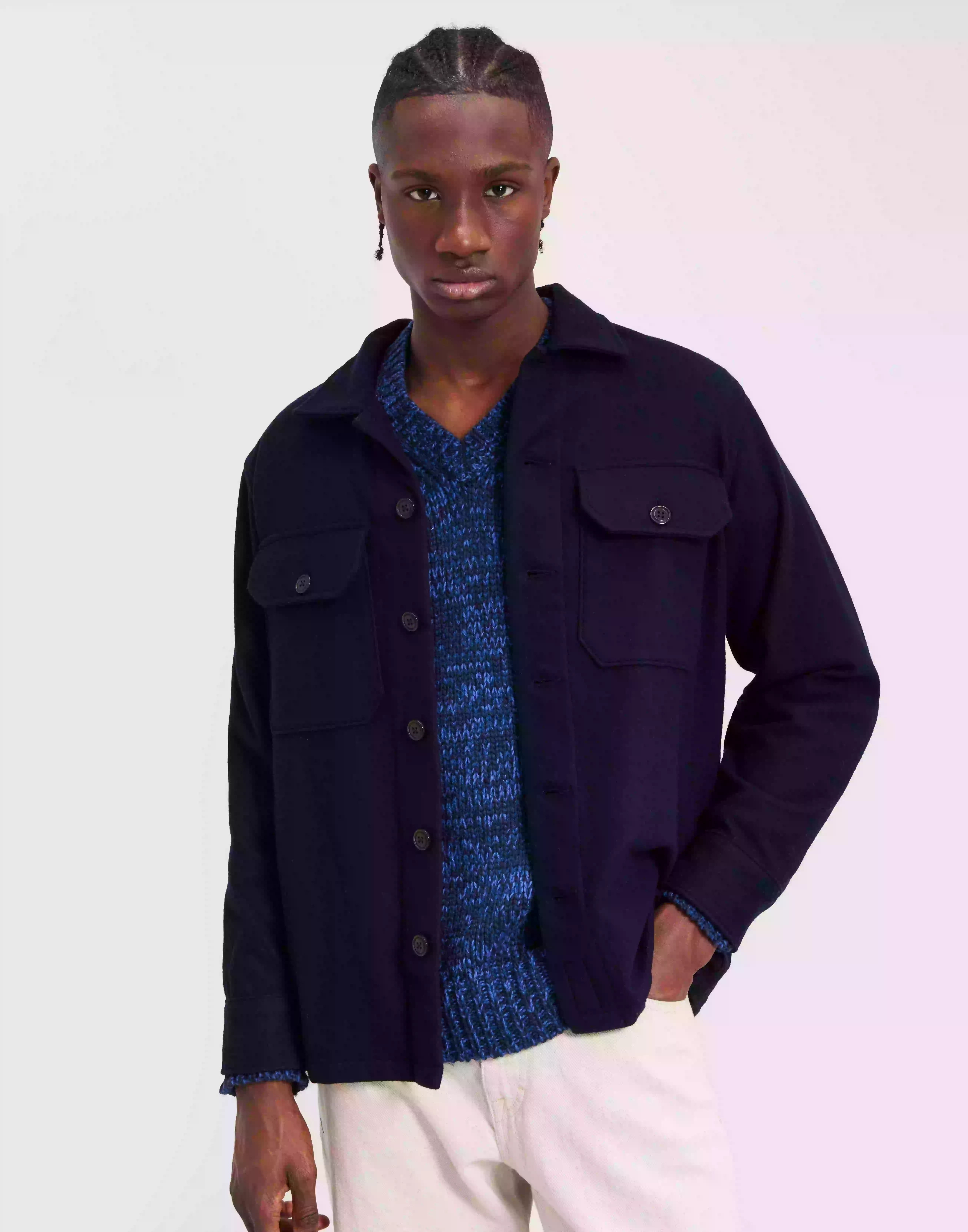 Polo Ralph Lauren Long Sleeve-Sport Shirt Overshirts Navy