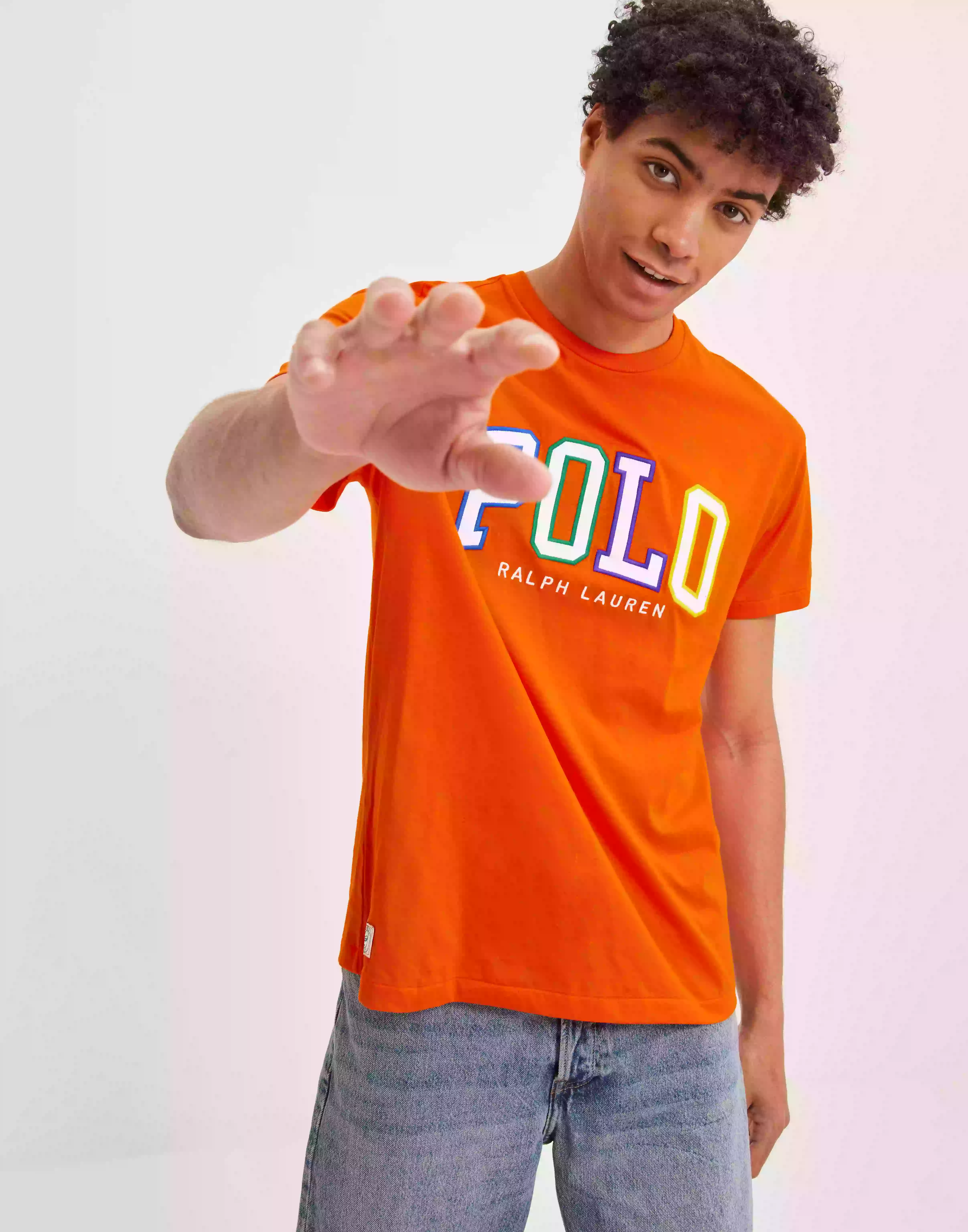 Polo Ralph Lauren Short Sleeve-T-Shirt T-shirts med tryck Orange