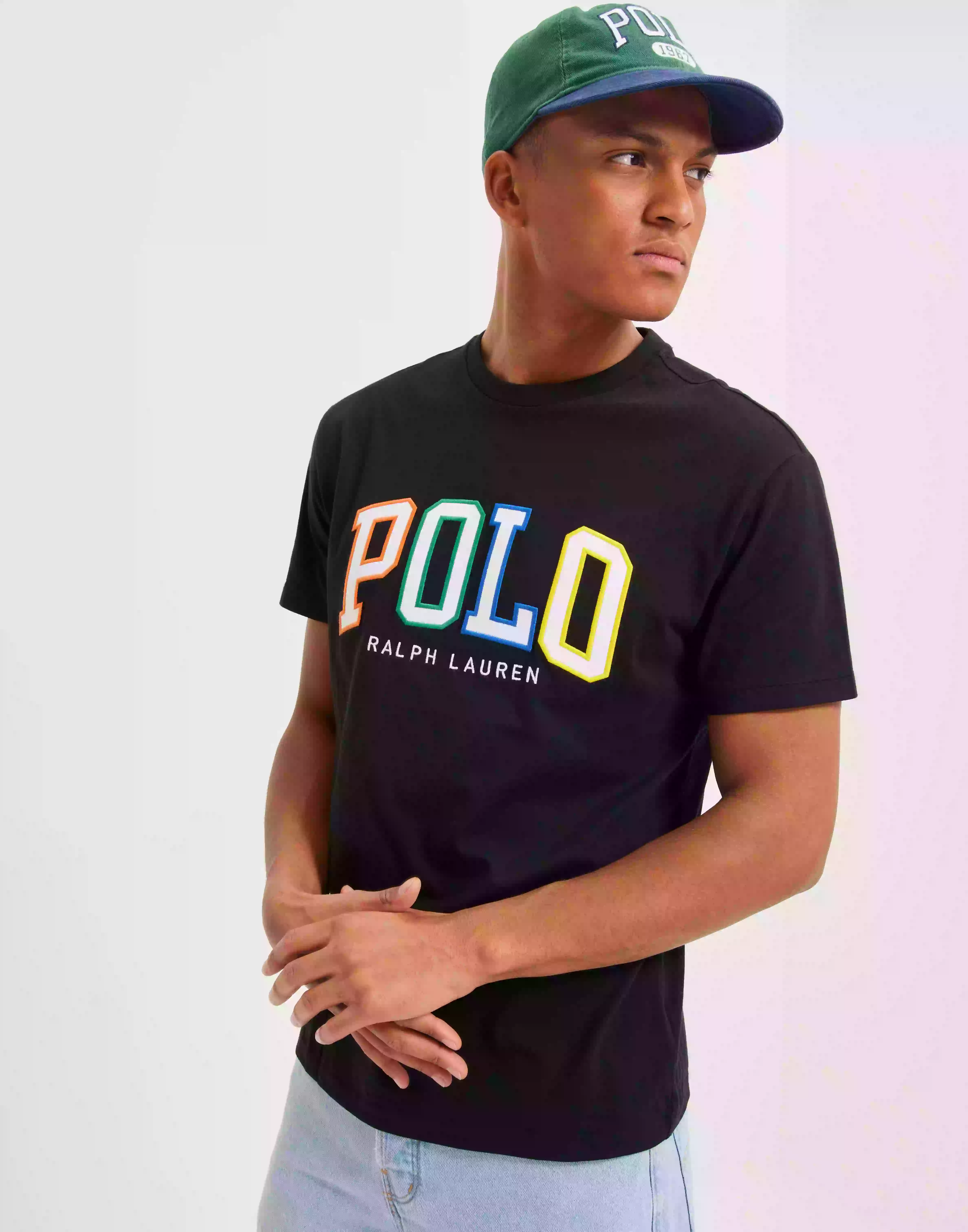 Polo Ralph Lauren Short Sleeve-T-Shirt T-shirts med tryck Black