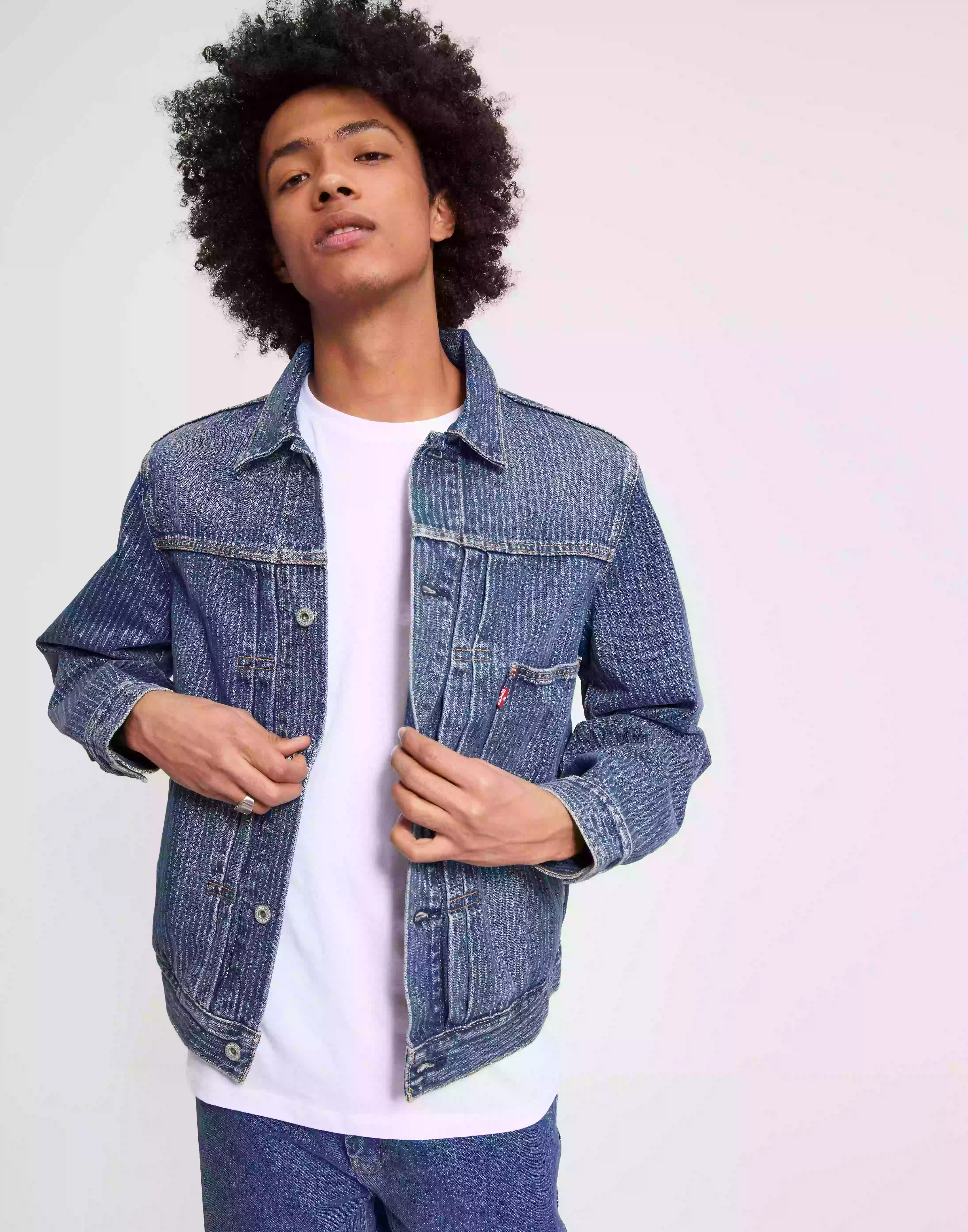Levi's Type I Trucker Z7763 Indigo Pa Jeansjackor Dark Indigo
