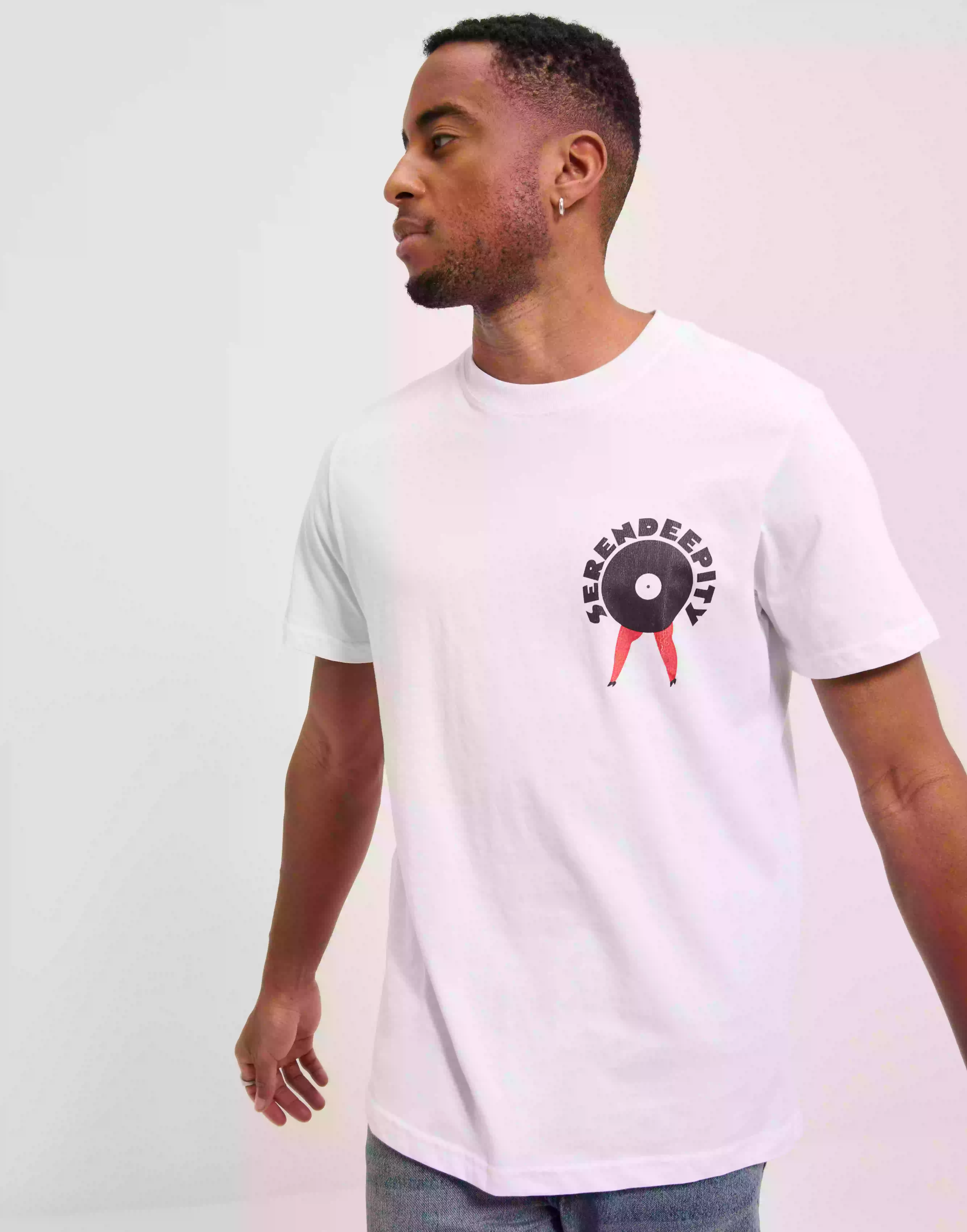 Neuw Serendeepity Ss Tee T-shirts med tryck White