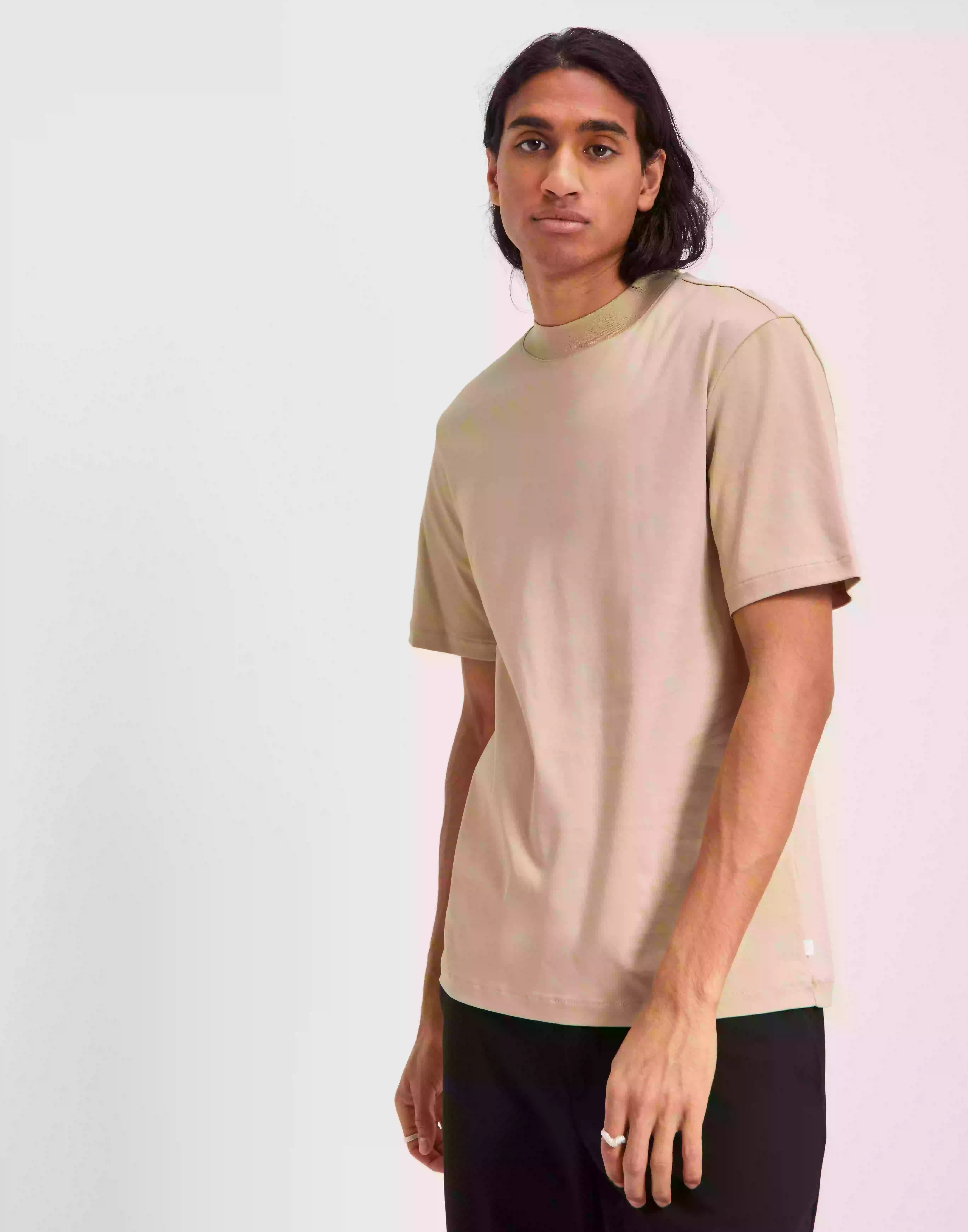 J Lindeberg Ace Mock Neck T-shirt Kortärmade t-shirts Safari