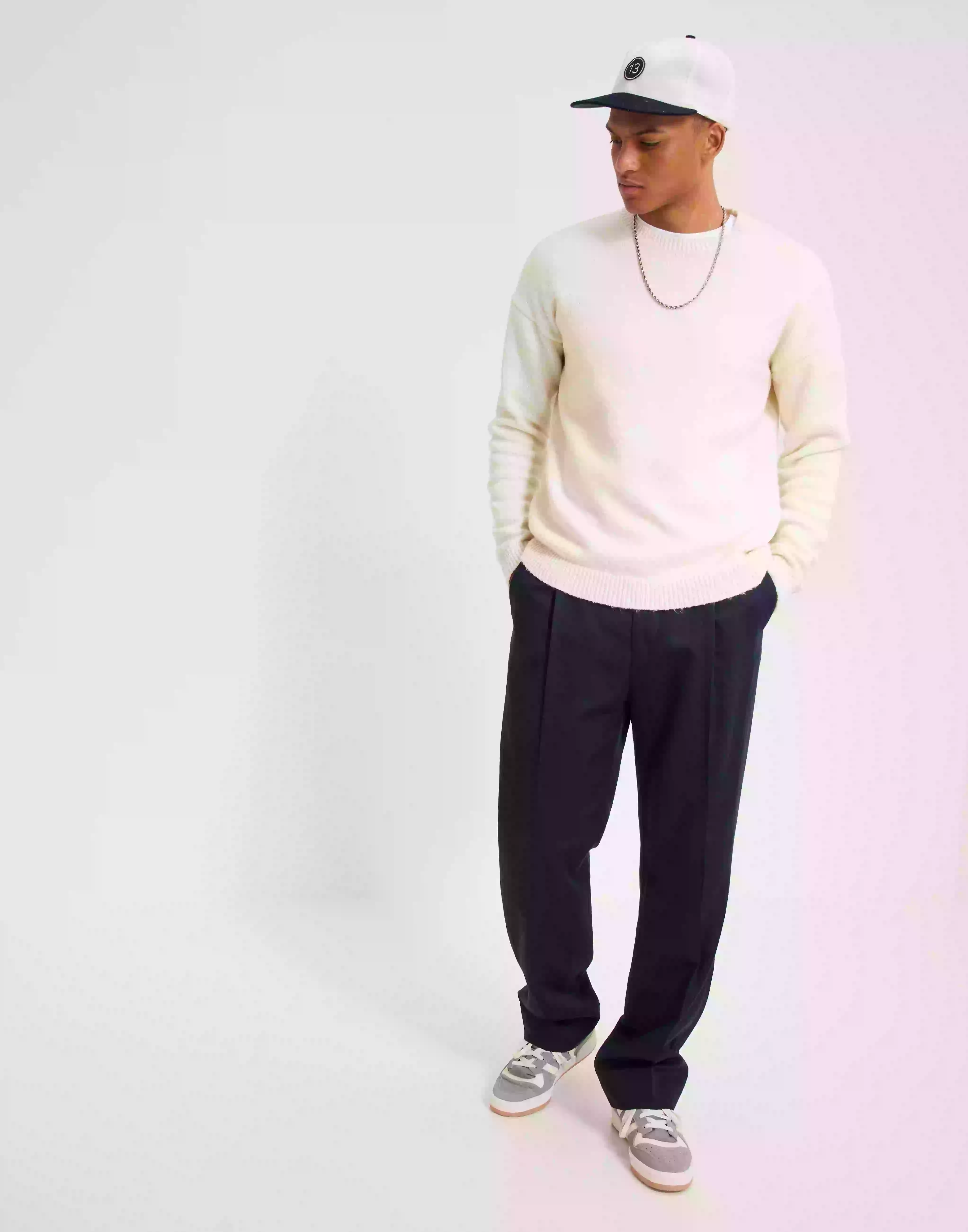 J Lindeberg Haij Cotton Linen Pants Linnebyxor Navy