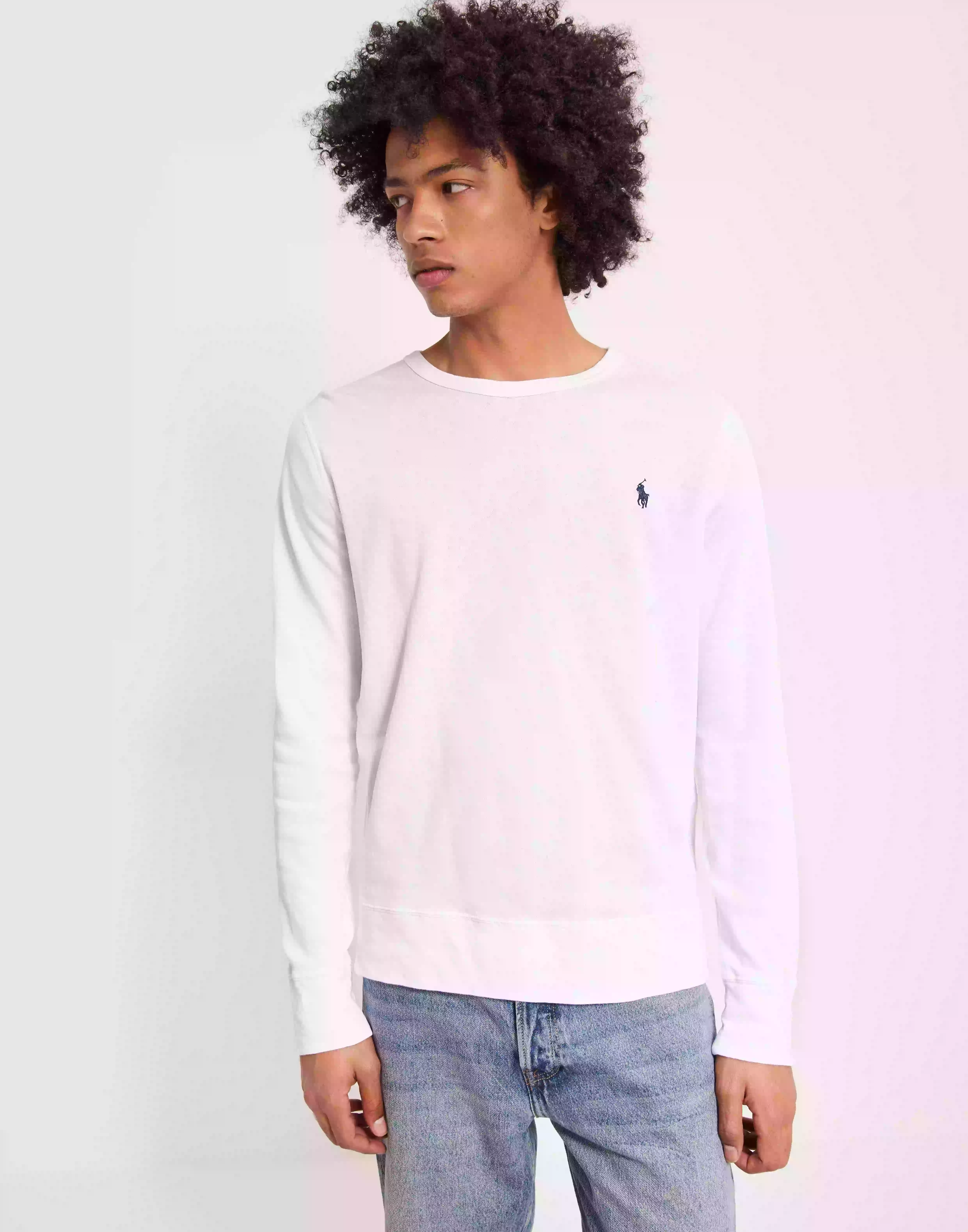 Polo Ralph Lauren Long Sleeve-Sweatshirt Langermede t-shirts White