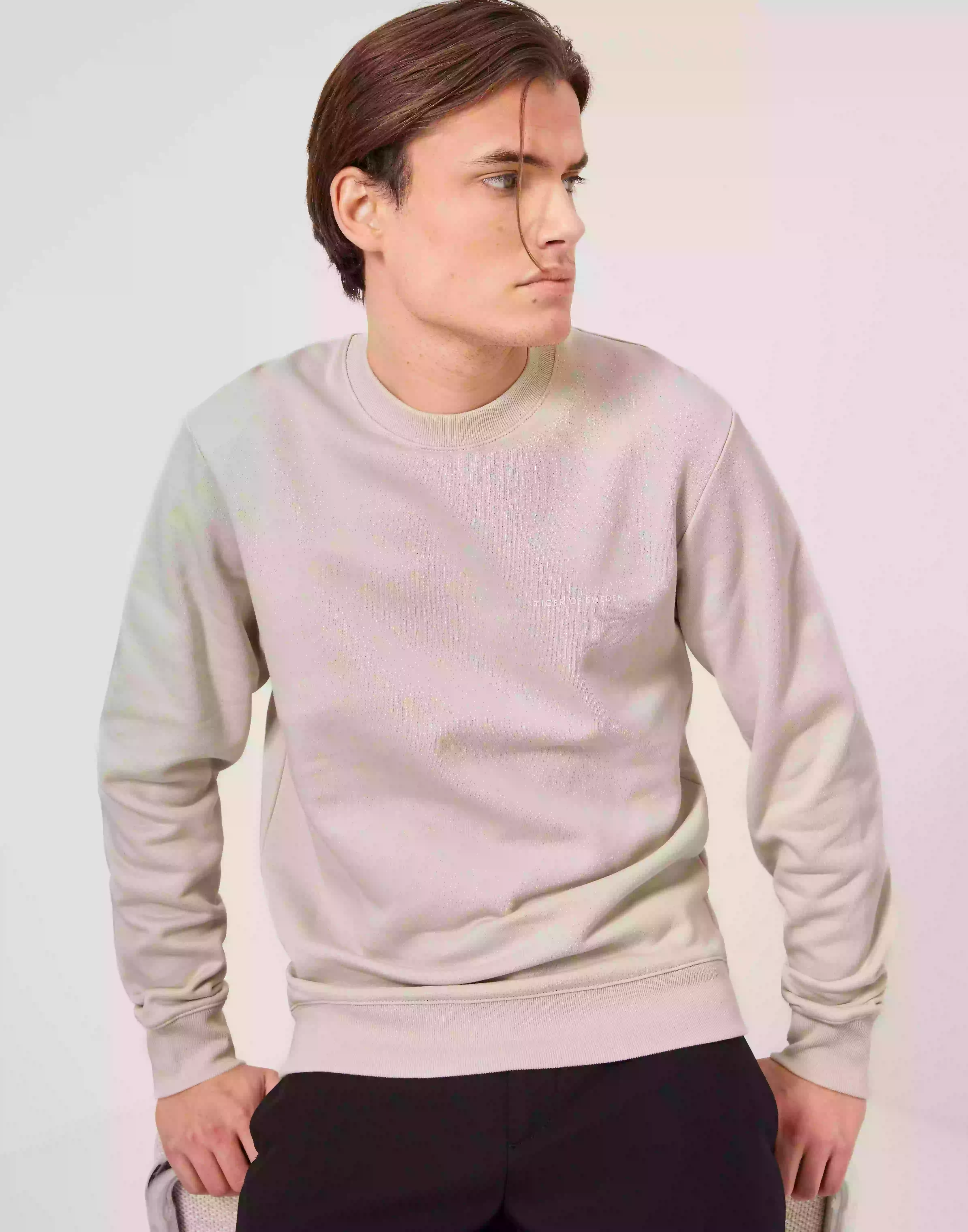 Tiger of Sweden Emerson Sweatshirts Light Ivory