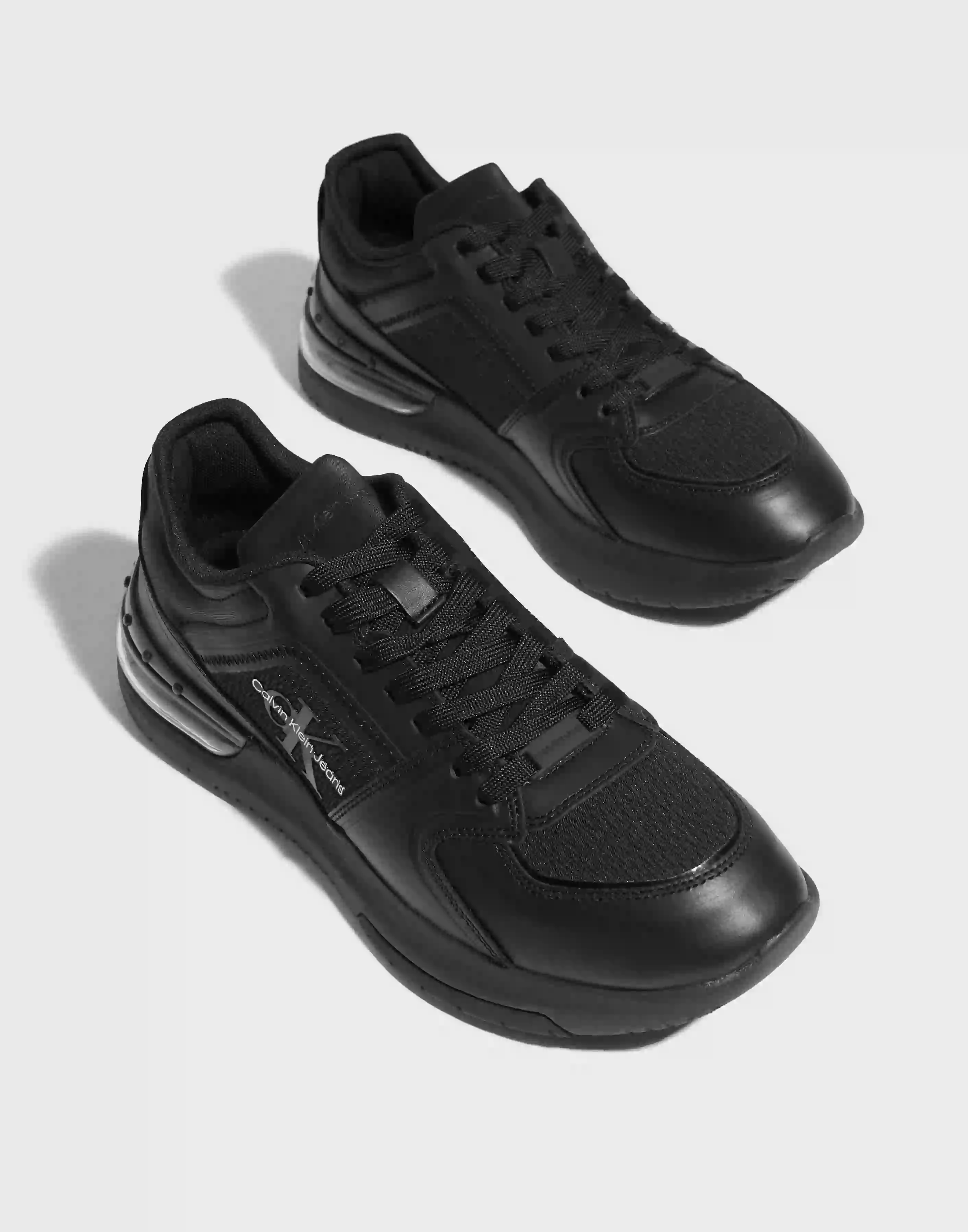 Calvin Klein Jeans Sporty Runner Comfair Laceup Lth Låga sneakers Black