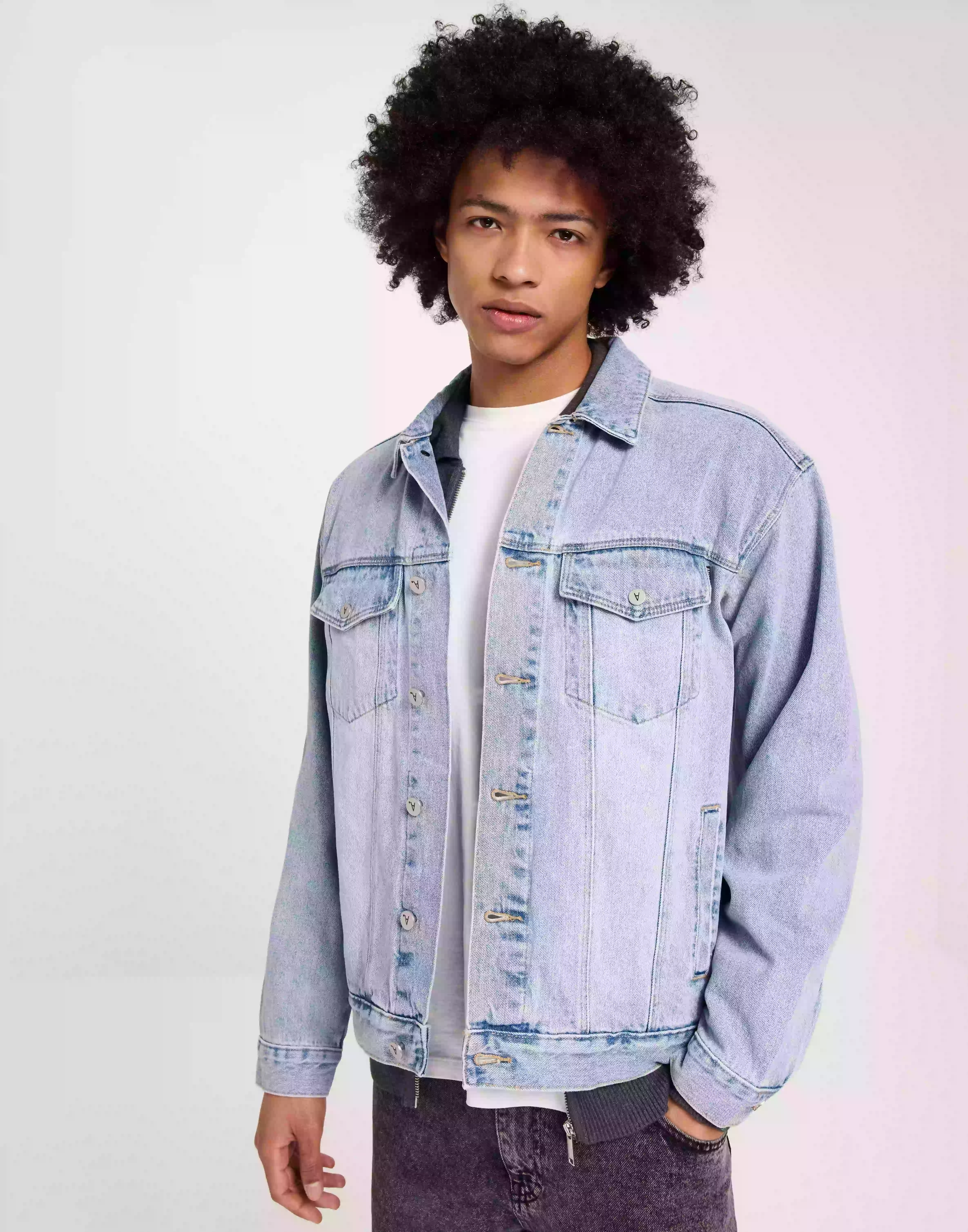 Abrand Jeans A 95 Oversized Jacket Jeansjackor Vintage Blue