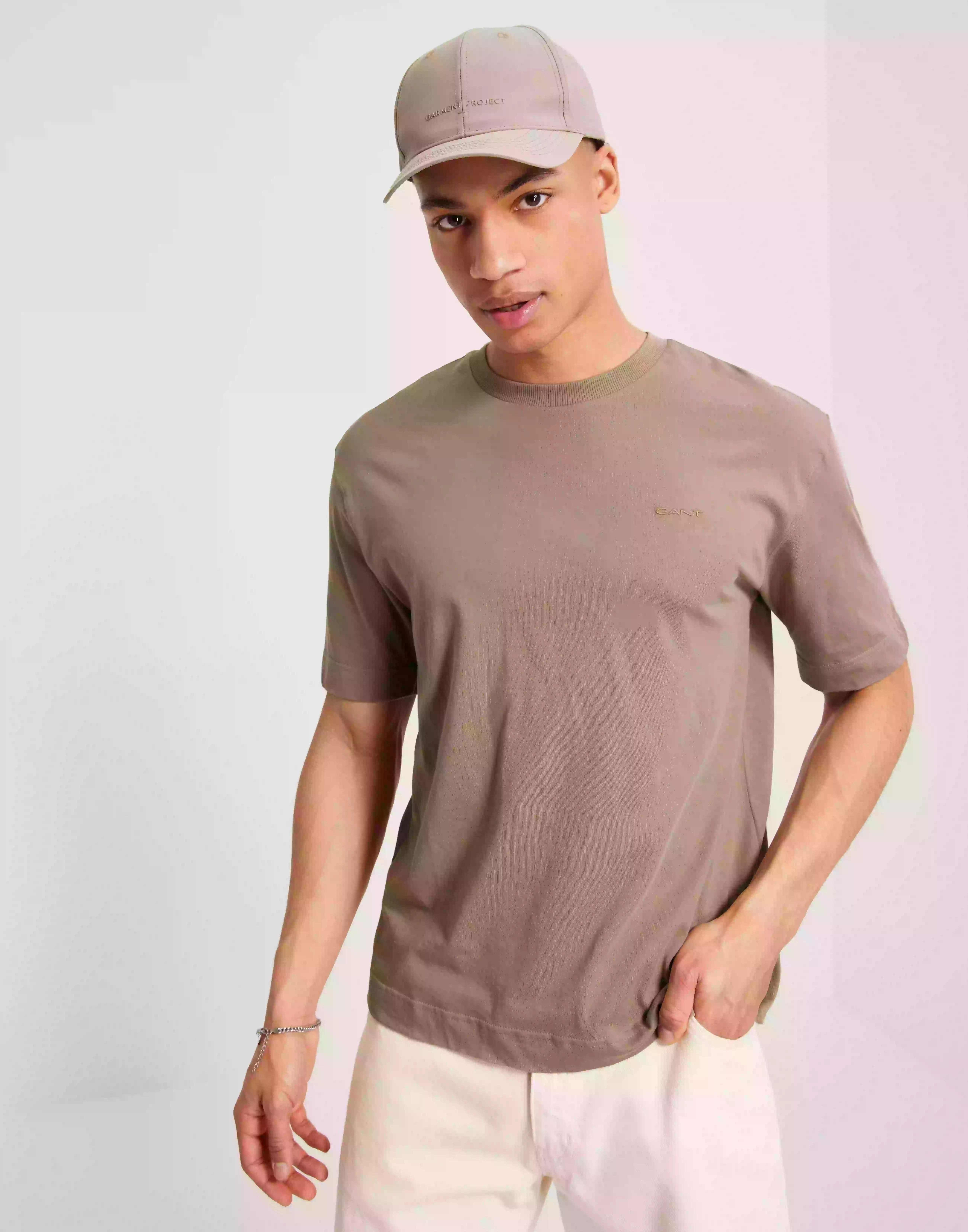 Gant Gant Icon T-Shirt Kortärmade t-shirts Taupe Beige