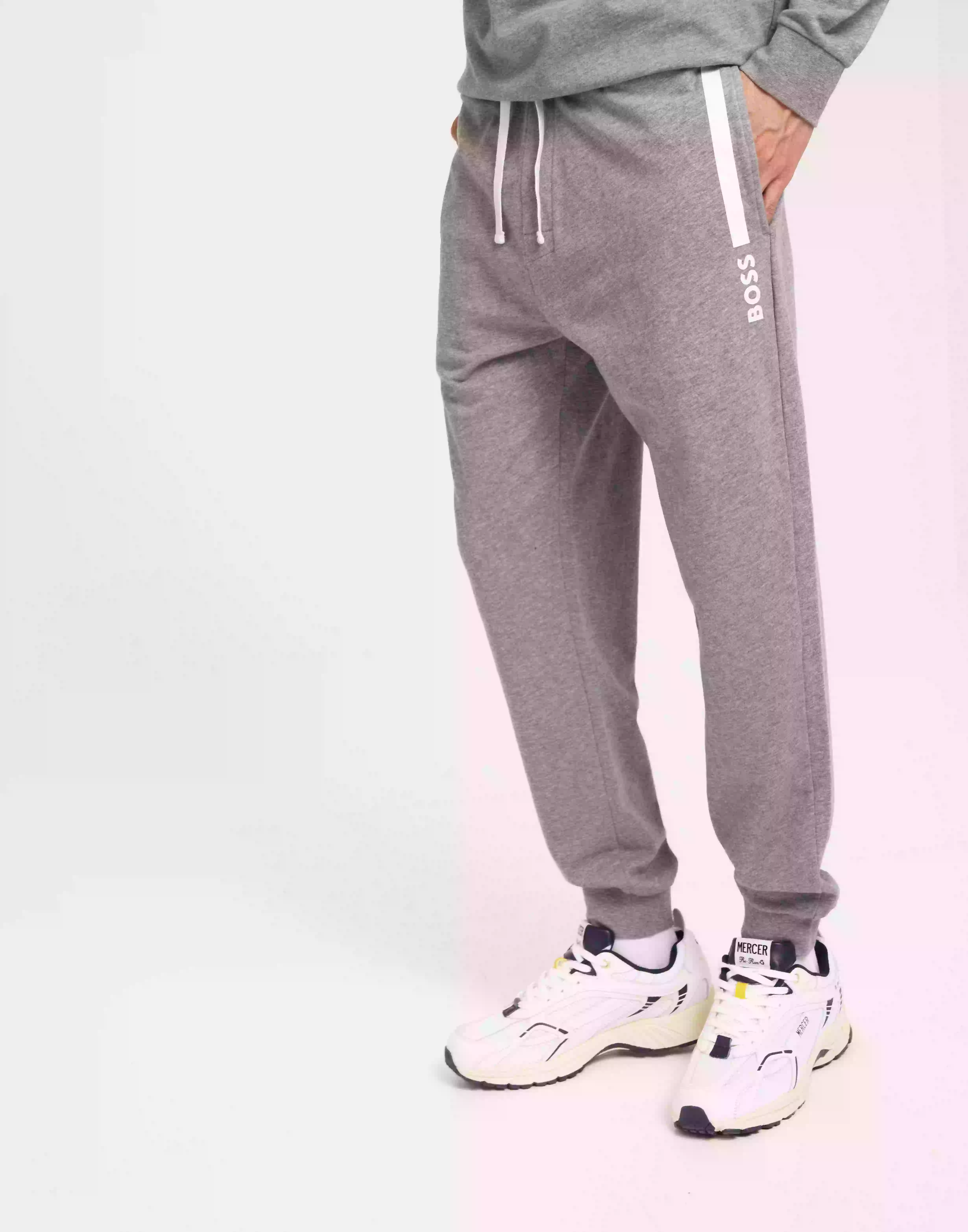 BOSS Authentic Pants 10208539 17 Mjukisbyxor Grey