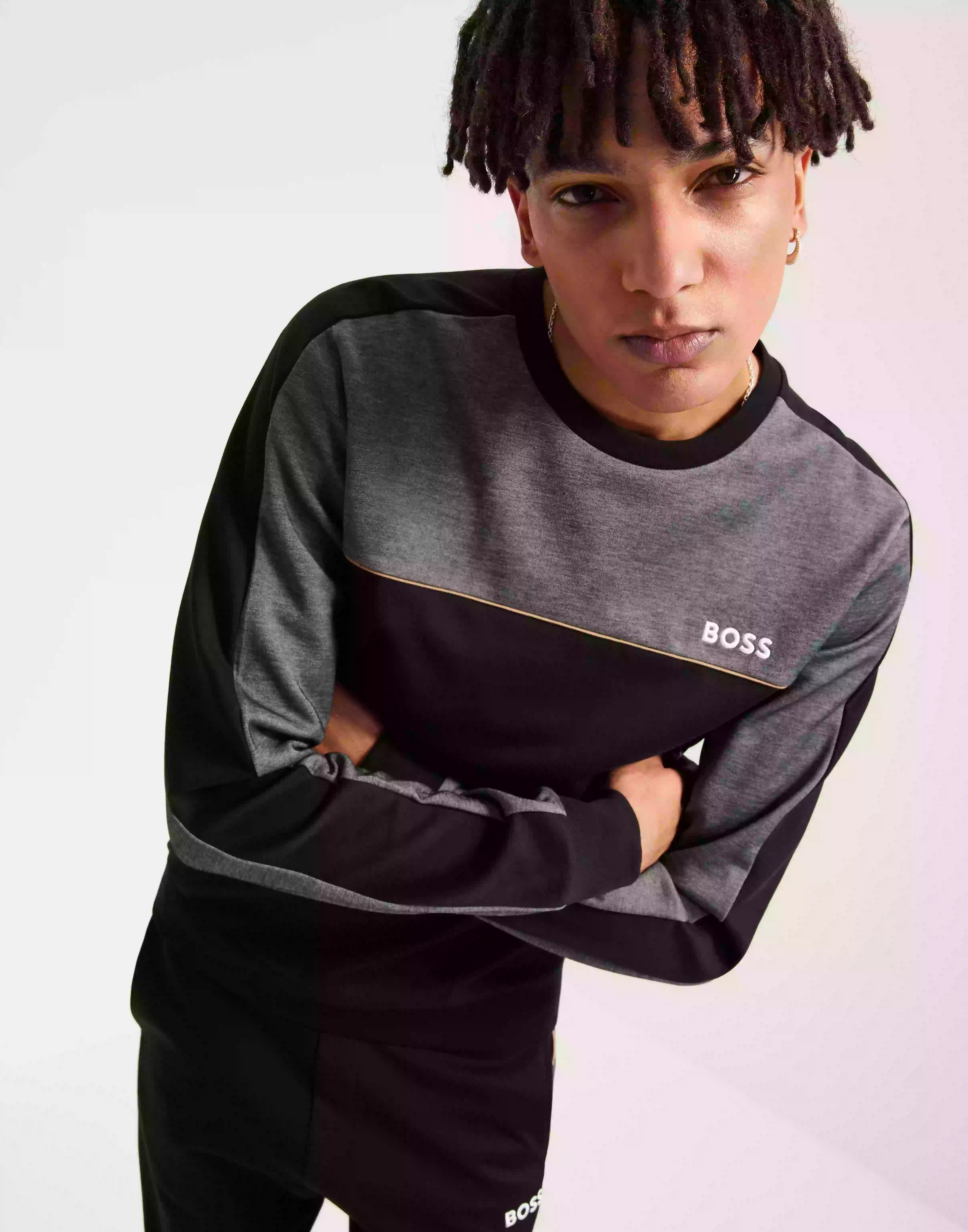 BOSS Tracksuit Sweatshirt 10166548 20 Sweatshirts Black
