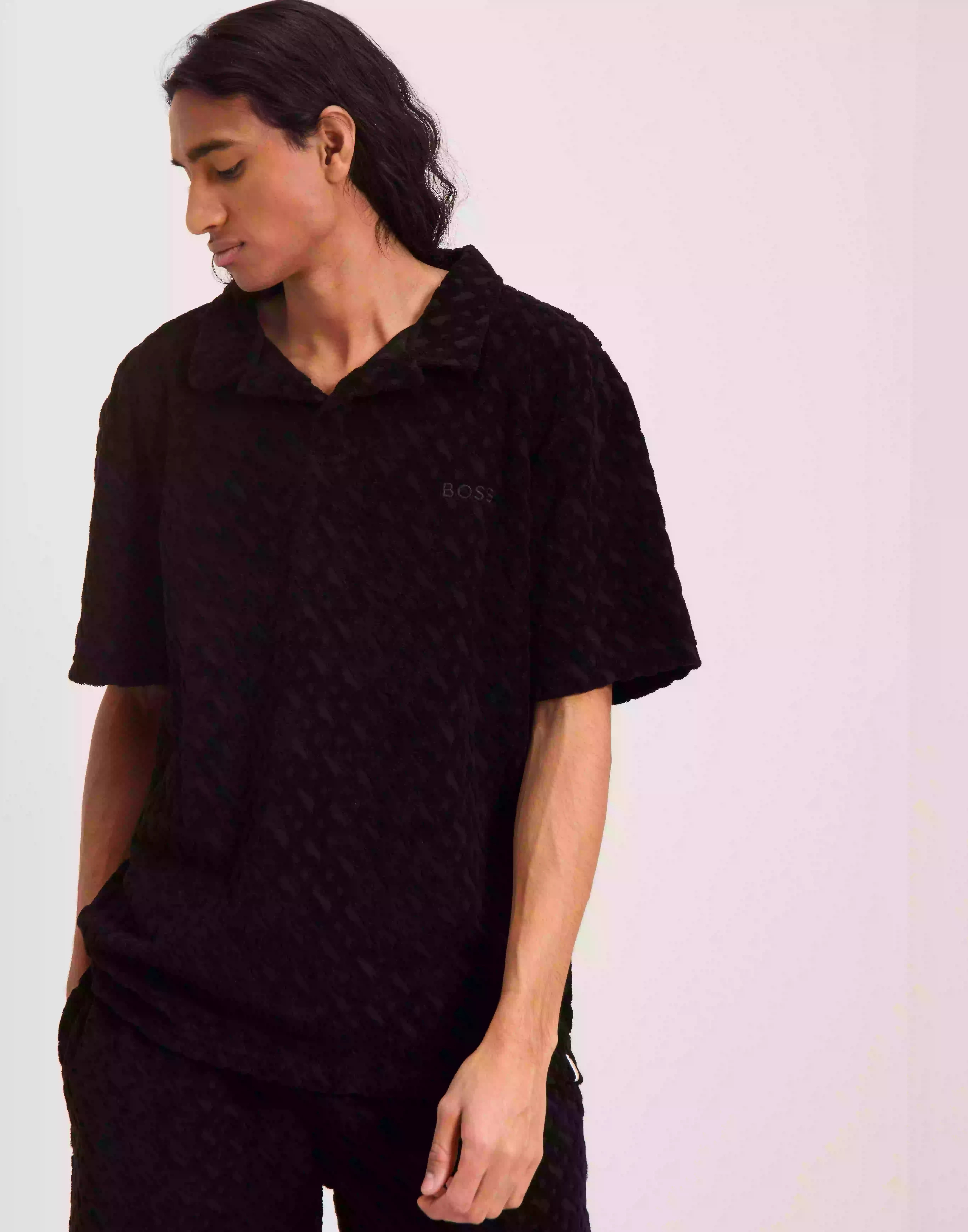 BOSS Polo Shirt 10249506 01 Kortärmad piké Black