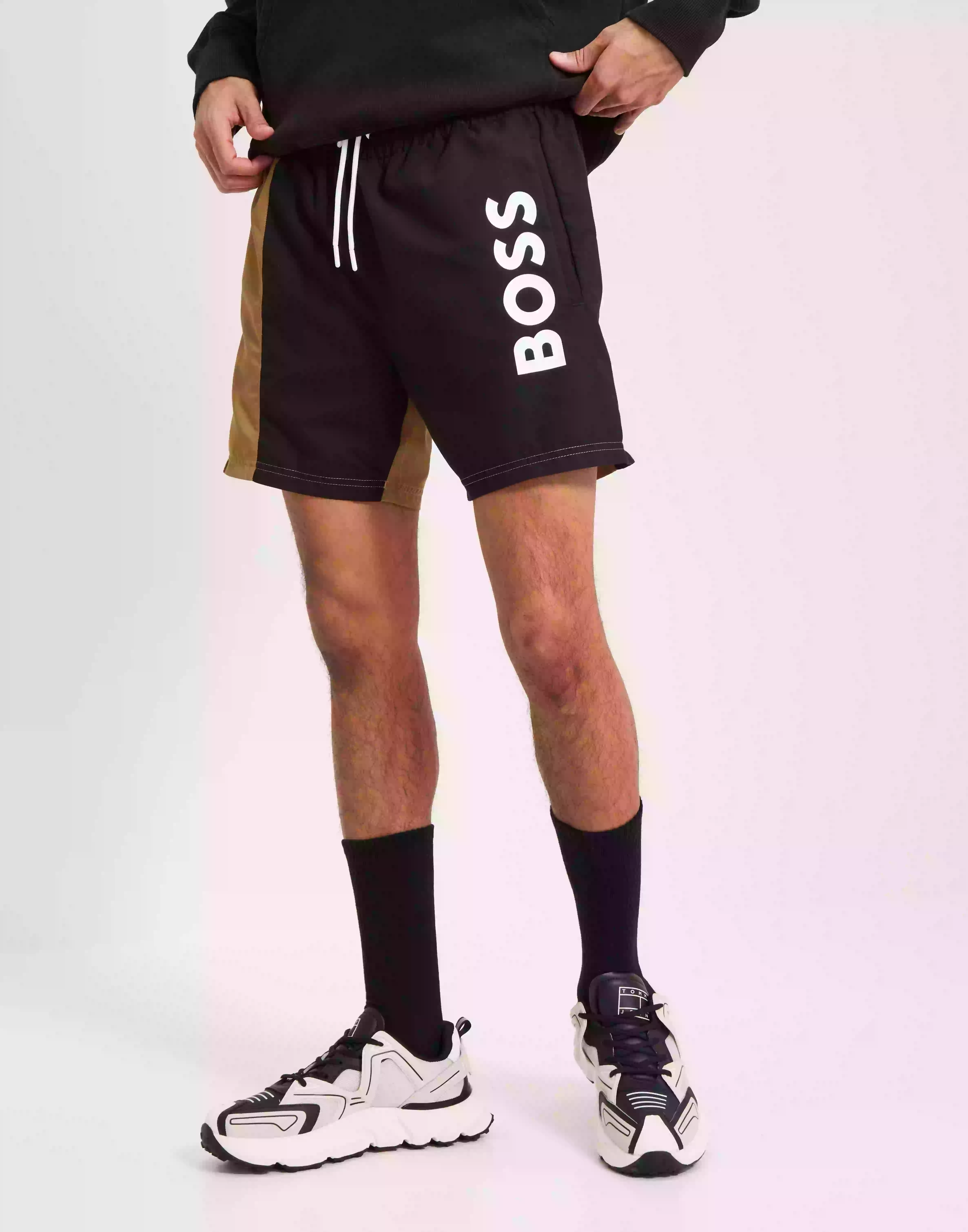 BOSS Beach Set 10241777 01 Badbyxor Black