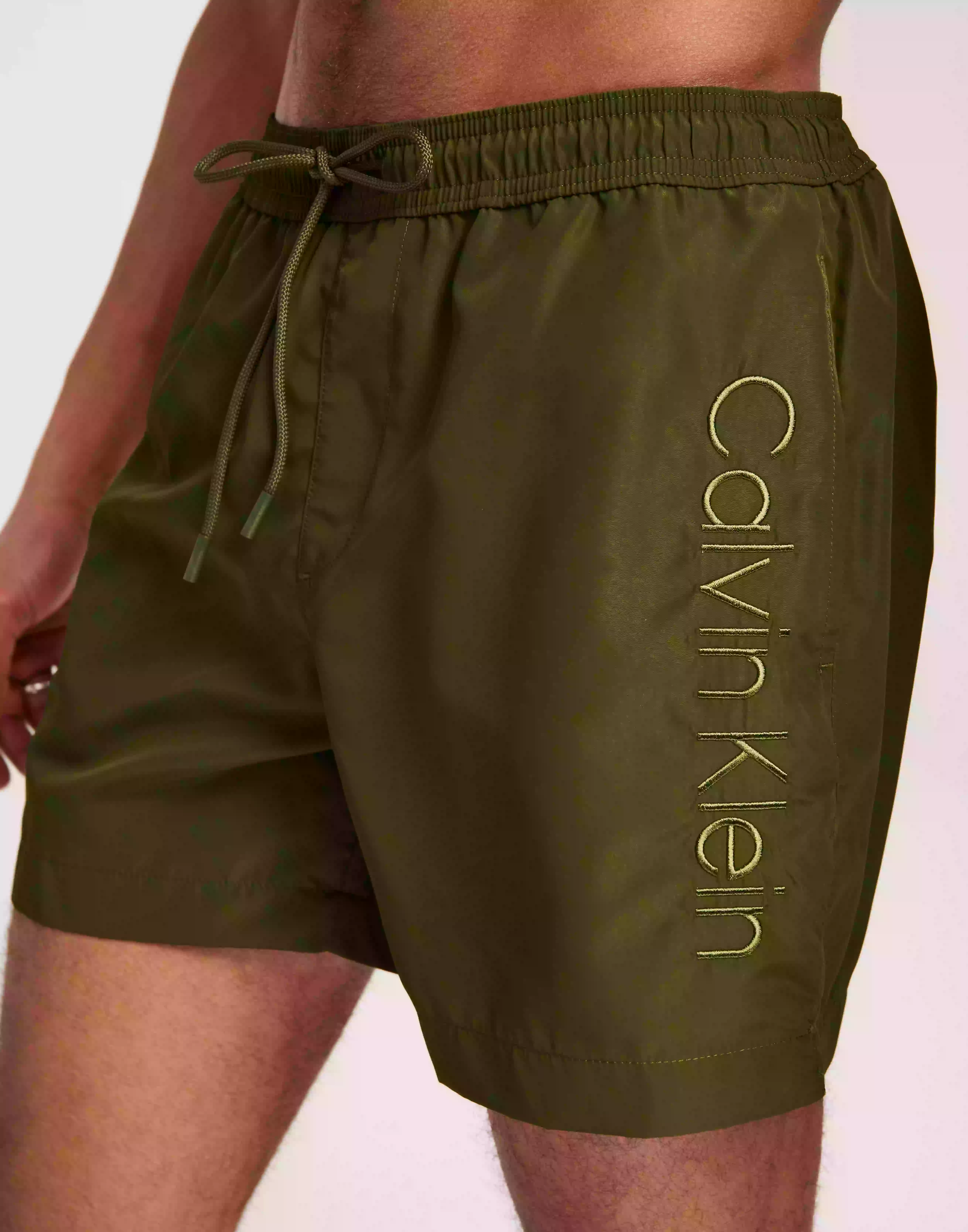 Calvin Klein Underwear Medium Drawstring Badbyxor Tropical Fern