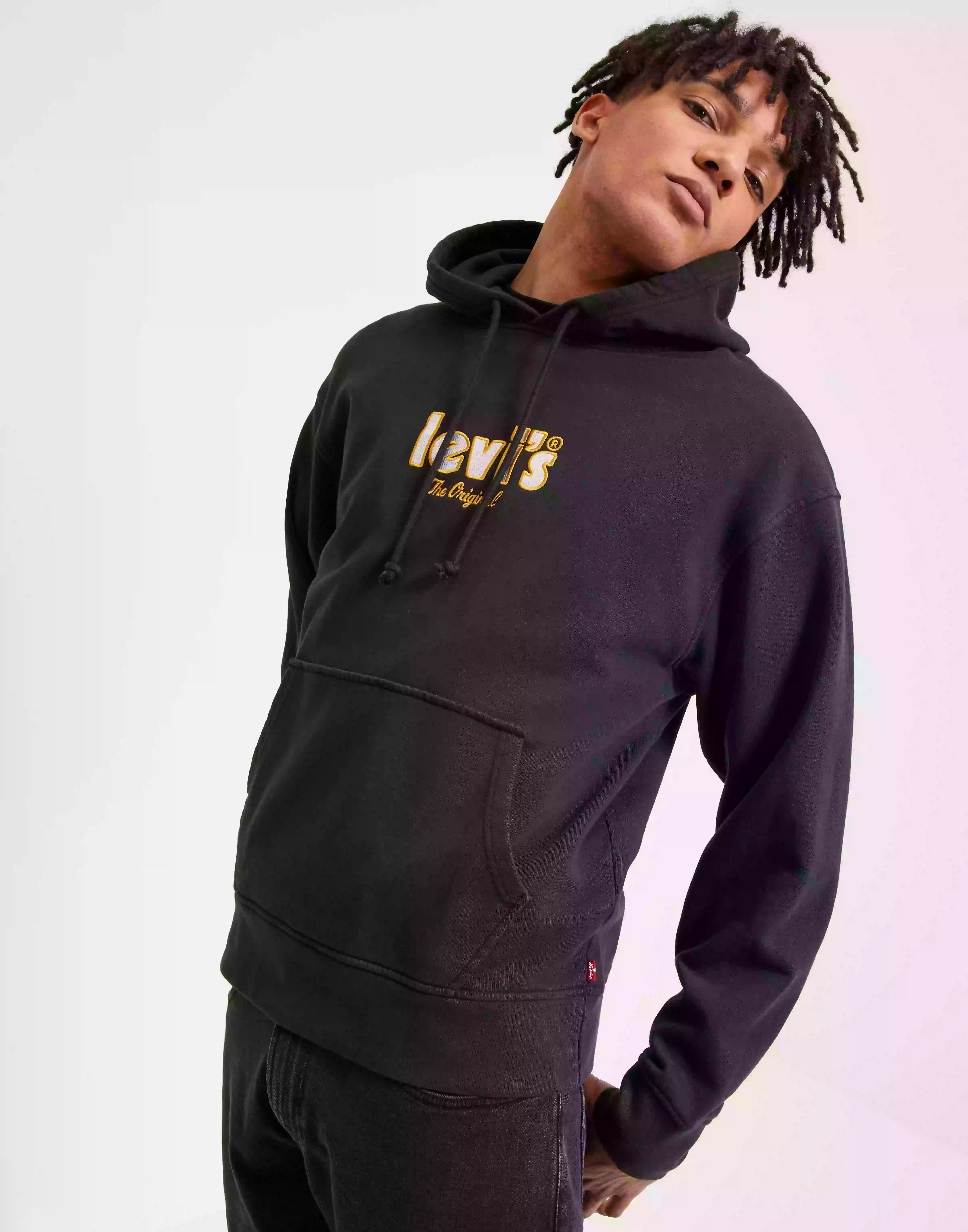 Levi's Relaxed Graphic Po Holiday Pos Hoodies Black