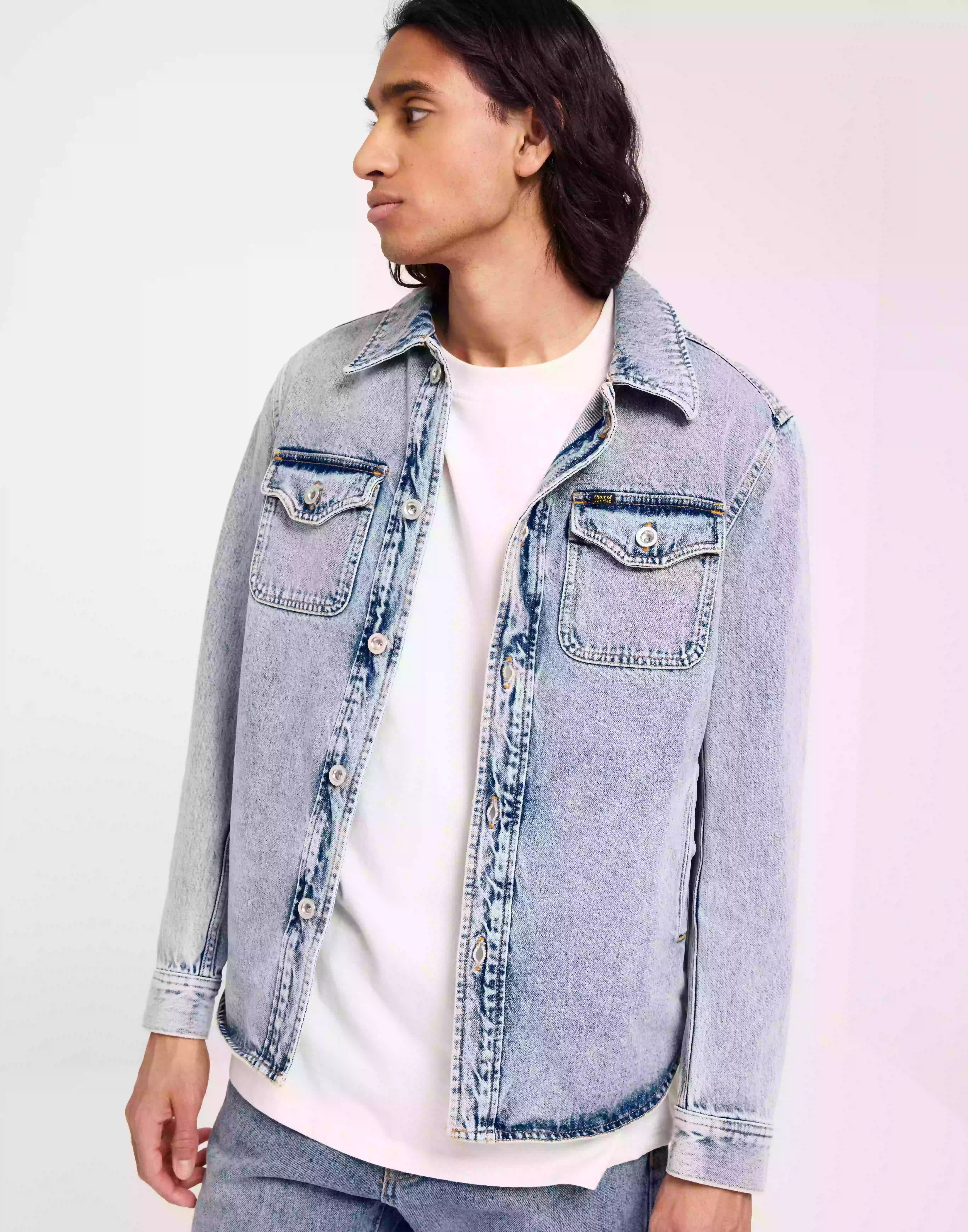 Tiger of Sweden Get Jeansjackor Light Blue
