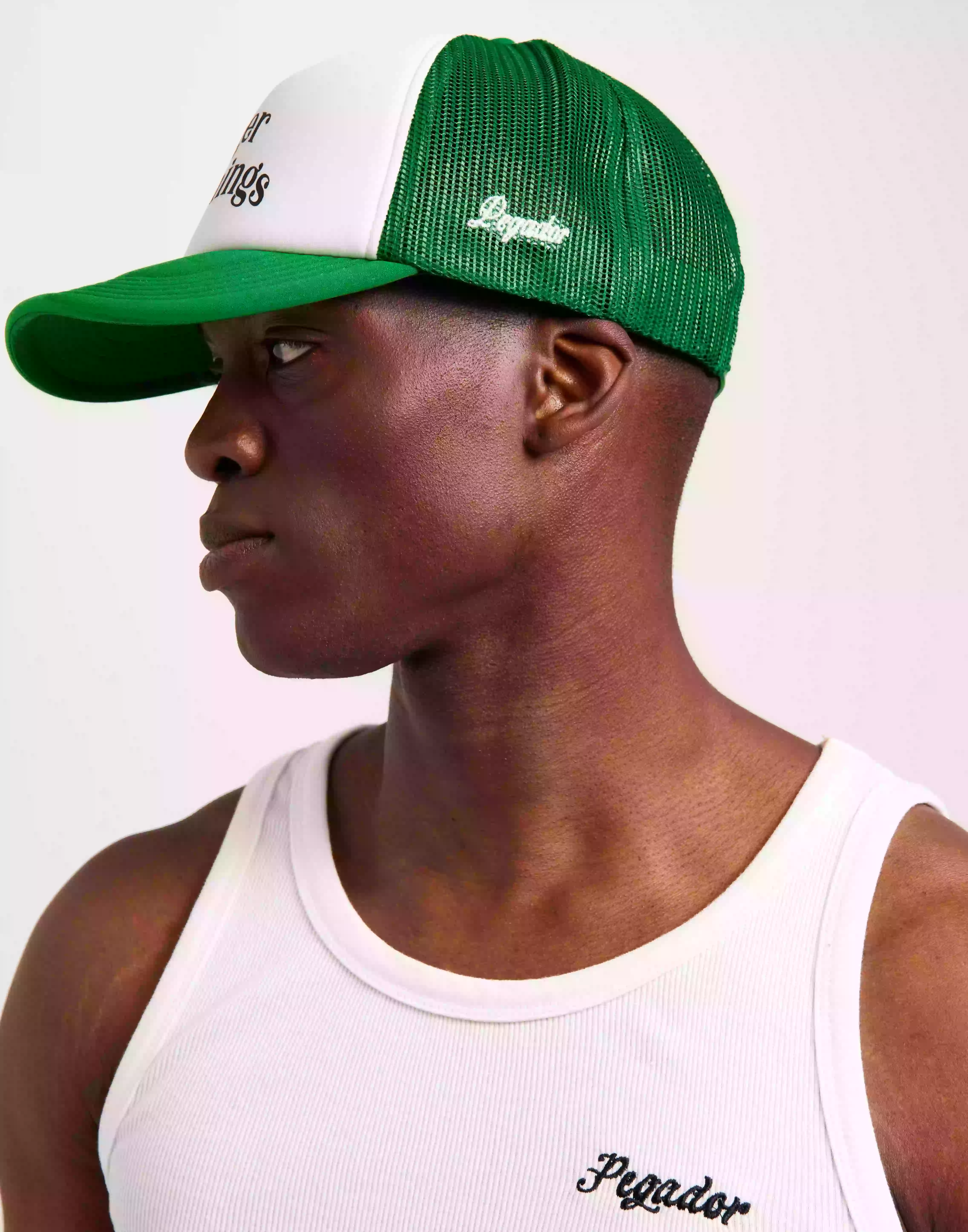 Pegador Talbot Trucker Cap Trailer capser White/Green