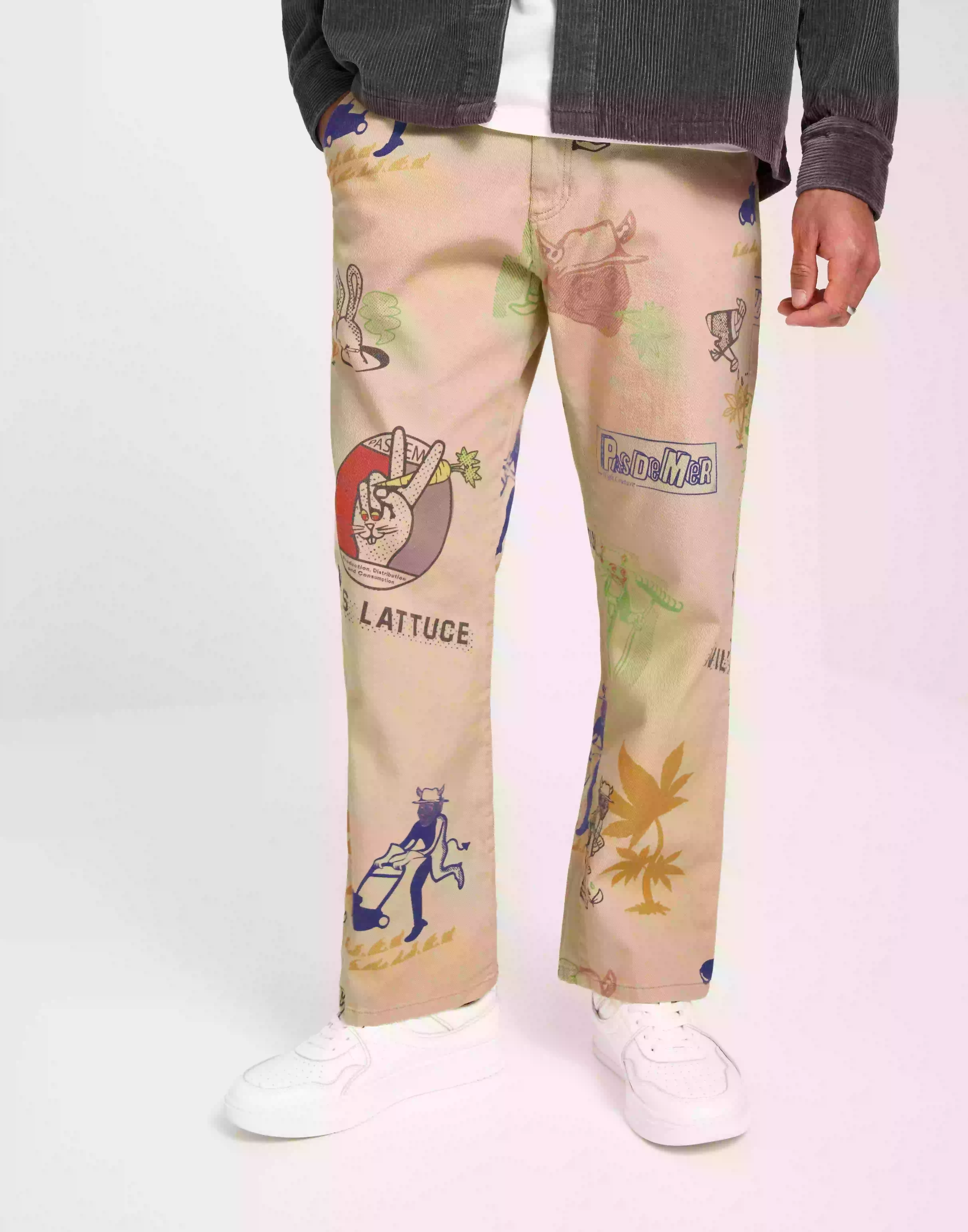 Pas De Mer Devil'S Lattuce Pants Byxor Beige