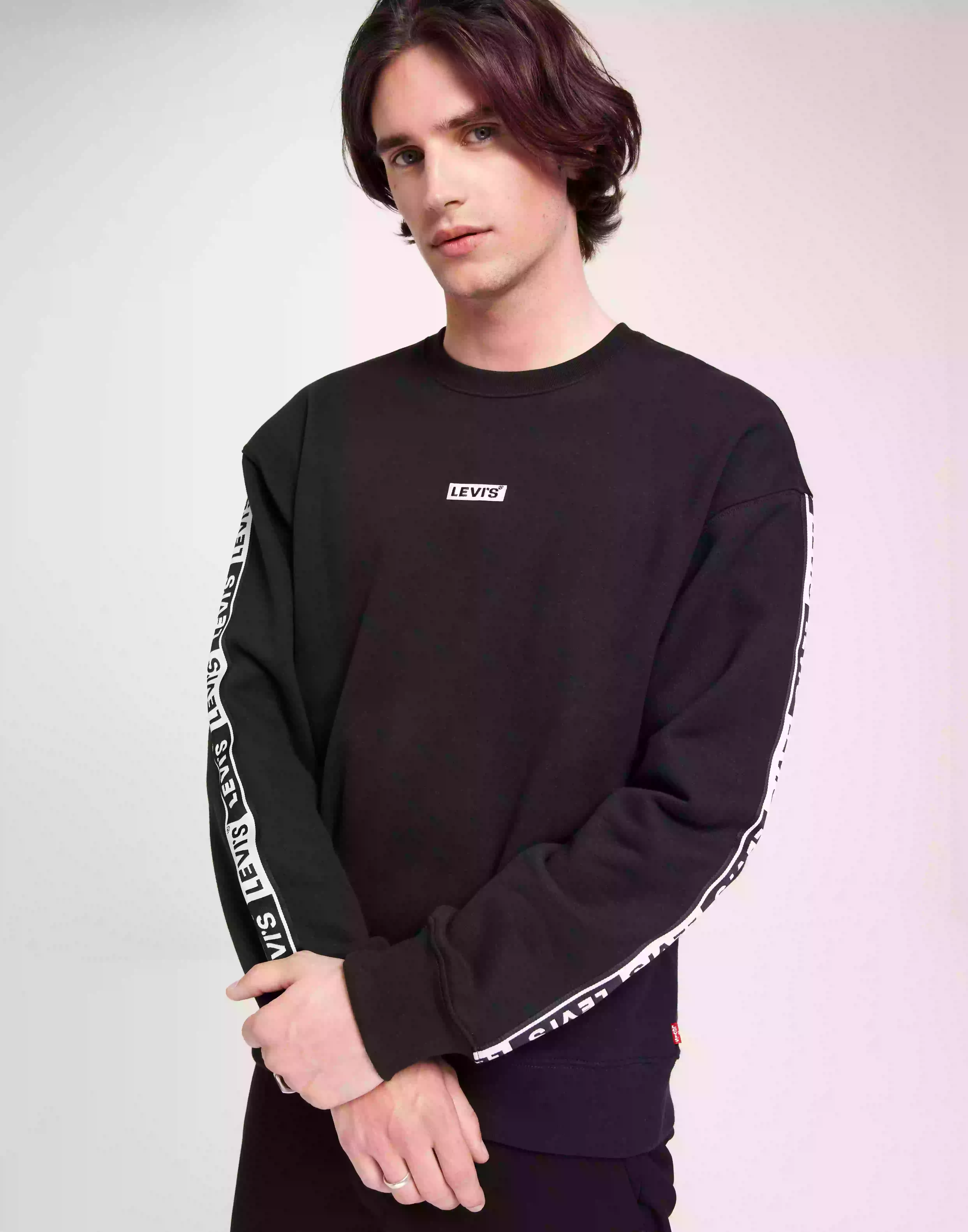 Levi's Relaxd Graphic Crew Sweatshirts Black