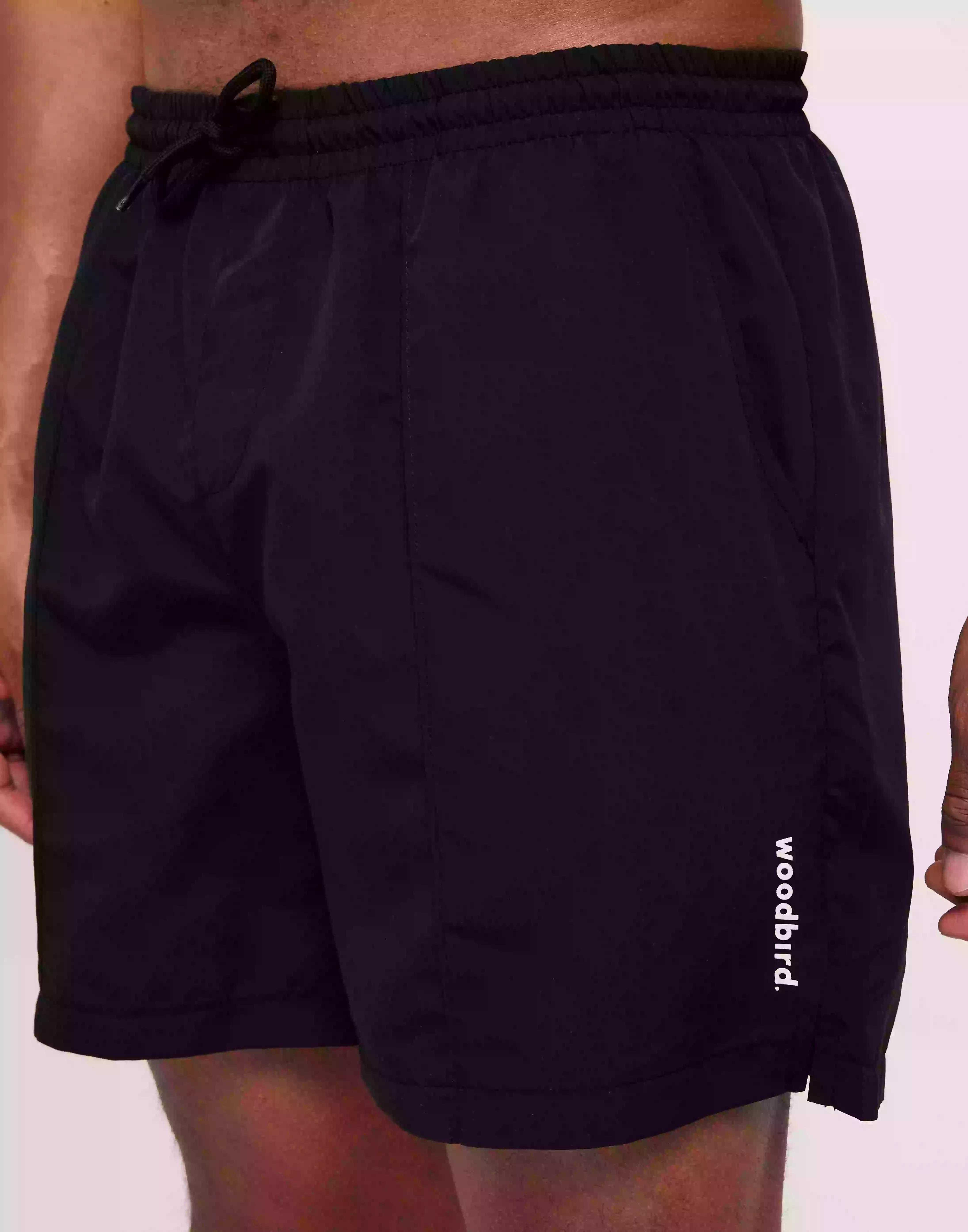 Woodbird Bommy Swim Shorts Badbyxor Black