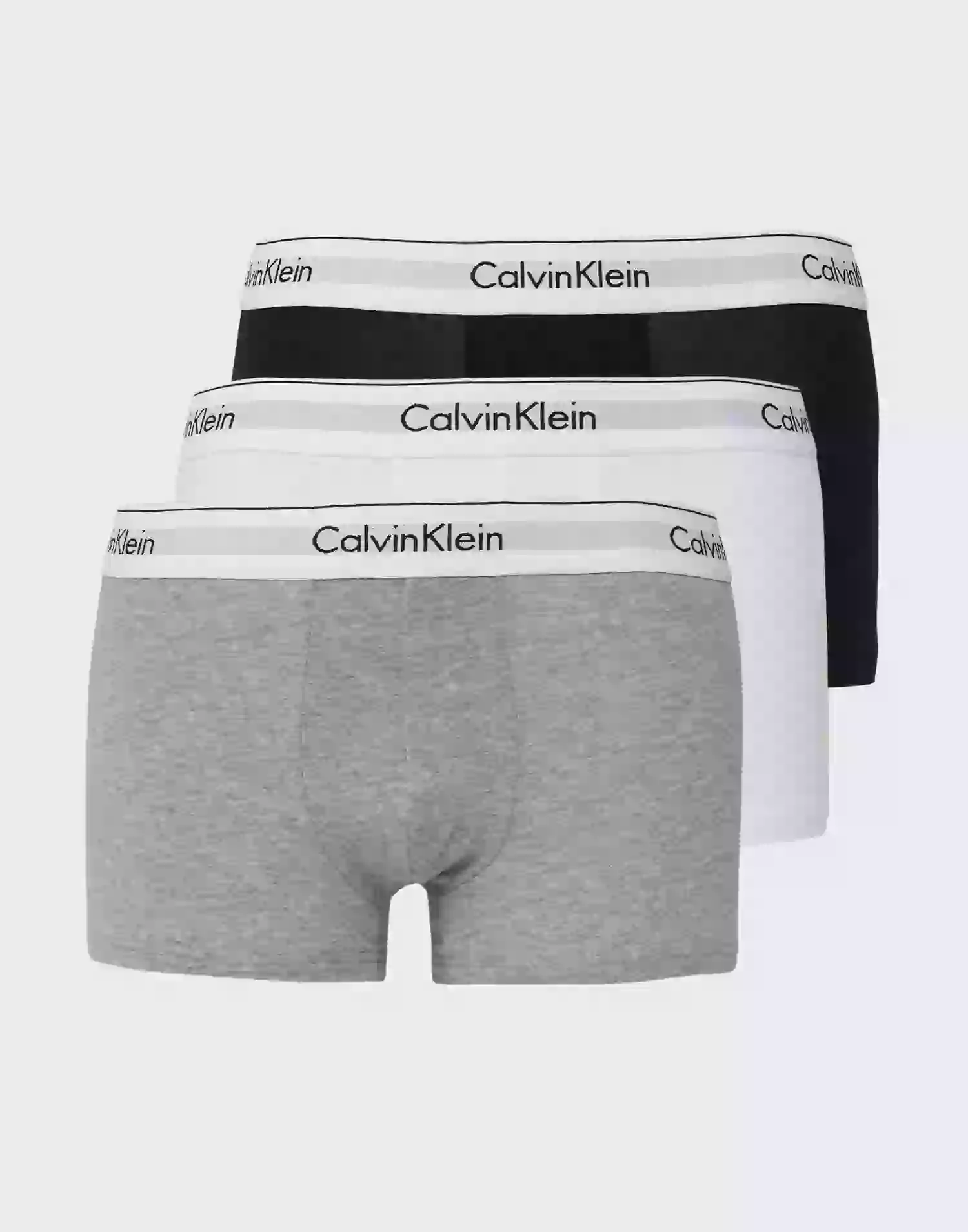 Calvin Klein Underwear Trunk 3PK Flerpack Black/White/Grey