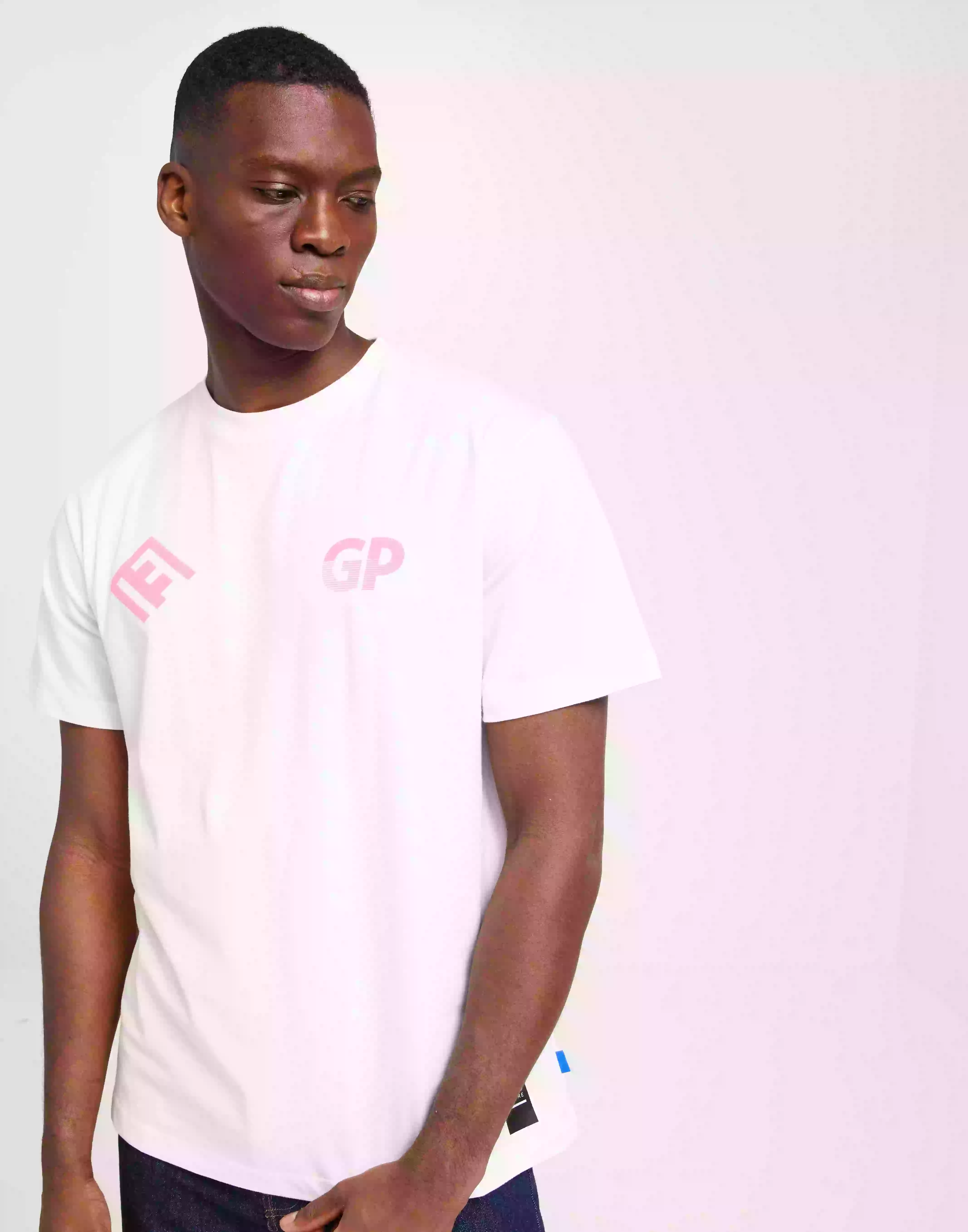 GARMENT PROJECT GP13 Logo Tee T-skjorte med trykk White
