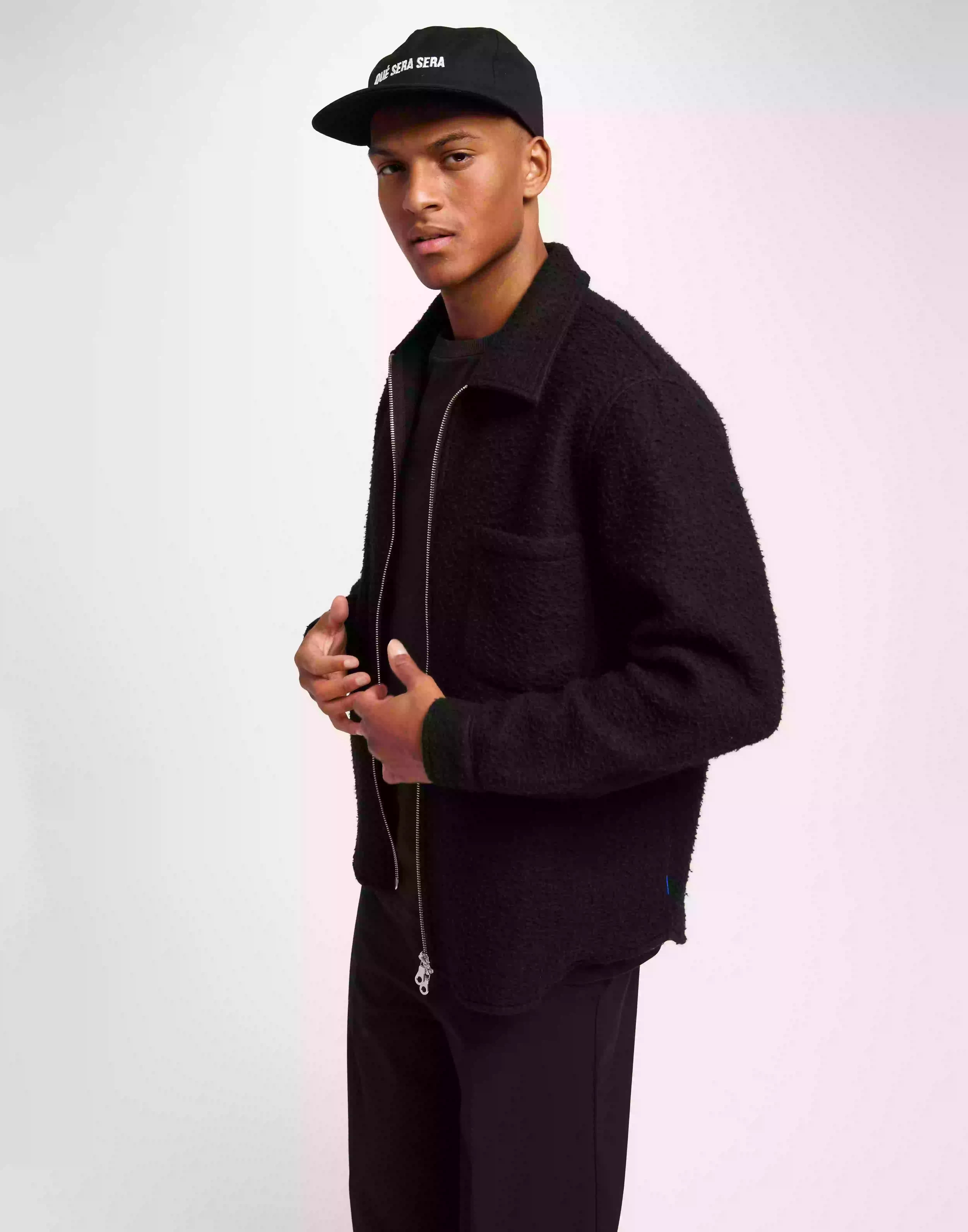 GARMENT PROJECT Teddy Unlined Jacket Vårjackor & Höstjackor Black
