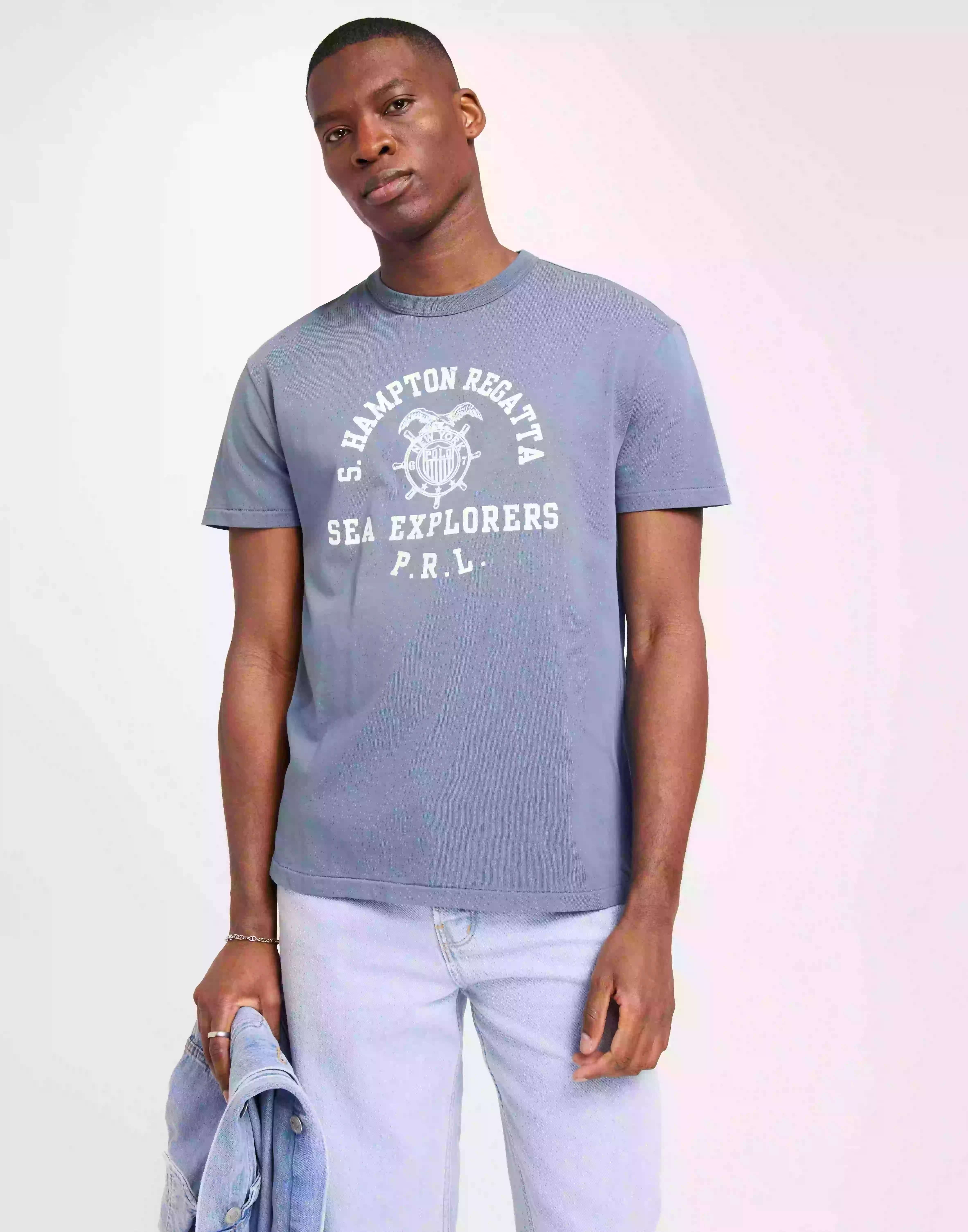 Polo Ralph Lauren Short Sleeve-T-Shirt T-shirts med tryck Blue