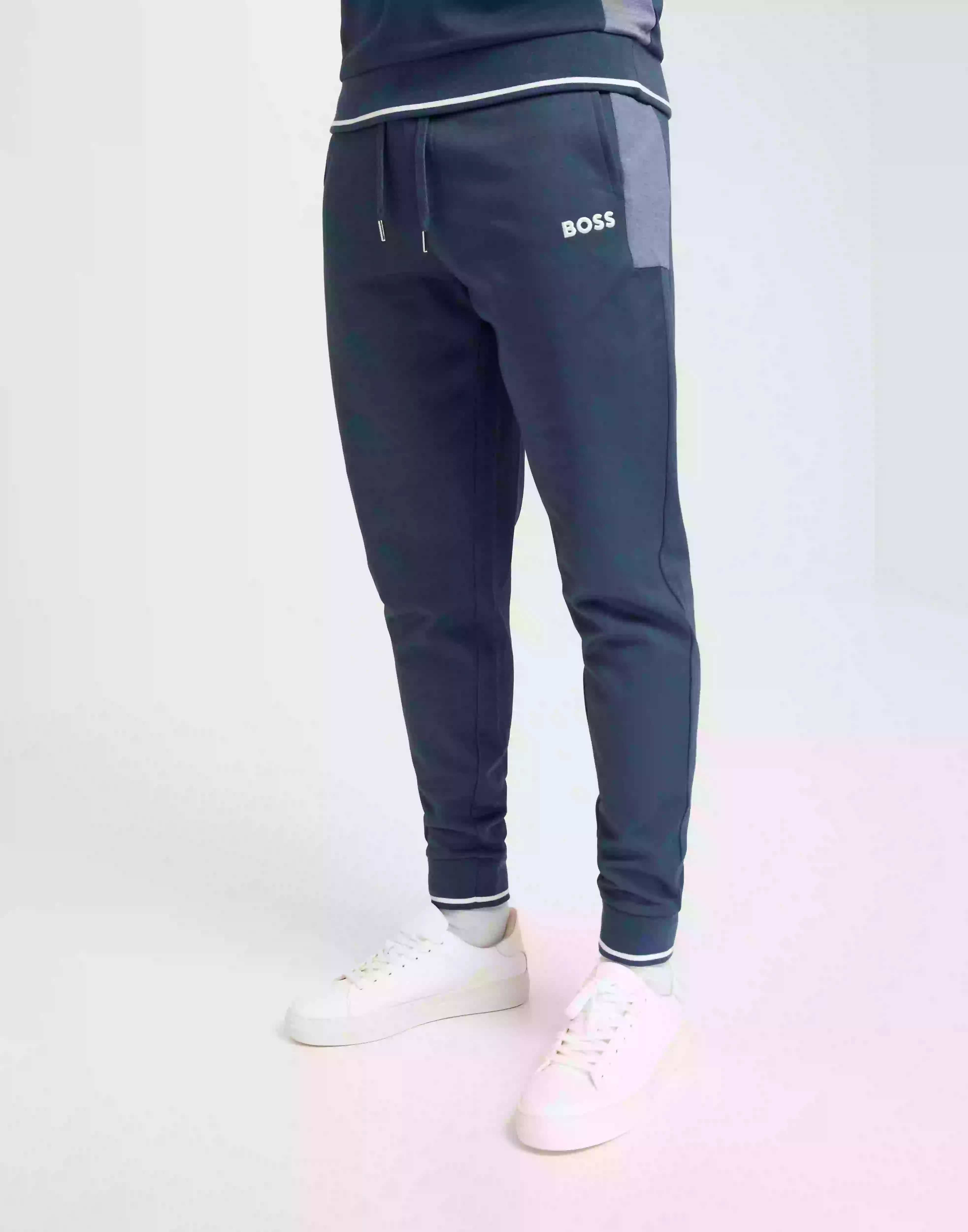 BOSS Tracksuit Pants 10166548 21 Mjukisbyxor Open Blue