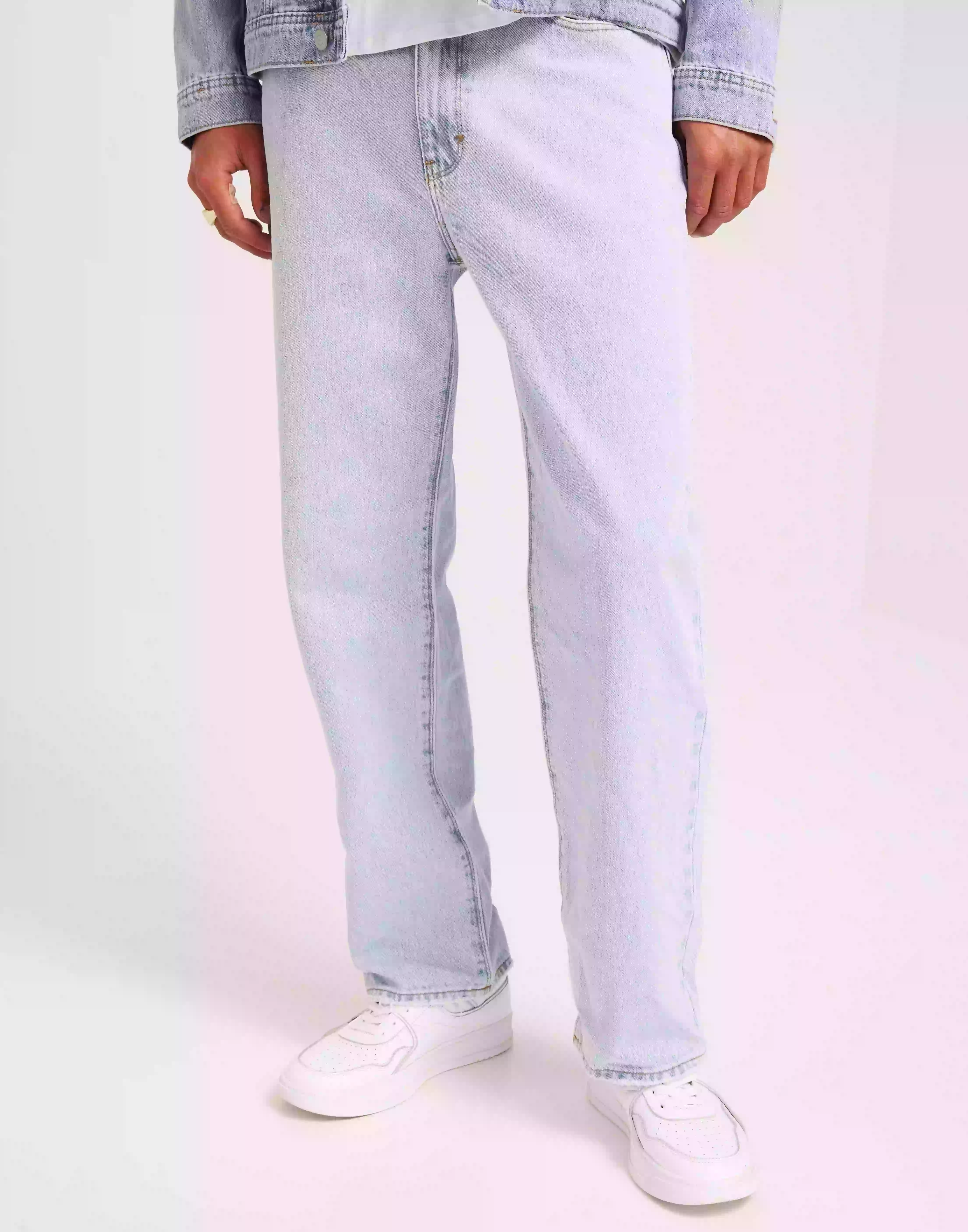 Abrand Jeans A 95 Baggy Blast Organic Straight jeans Bleached