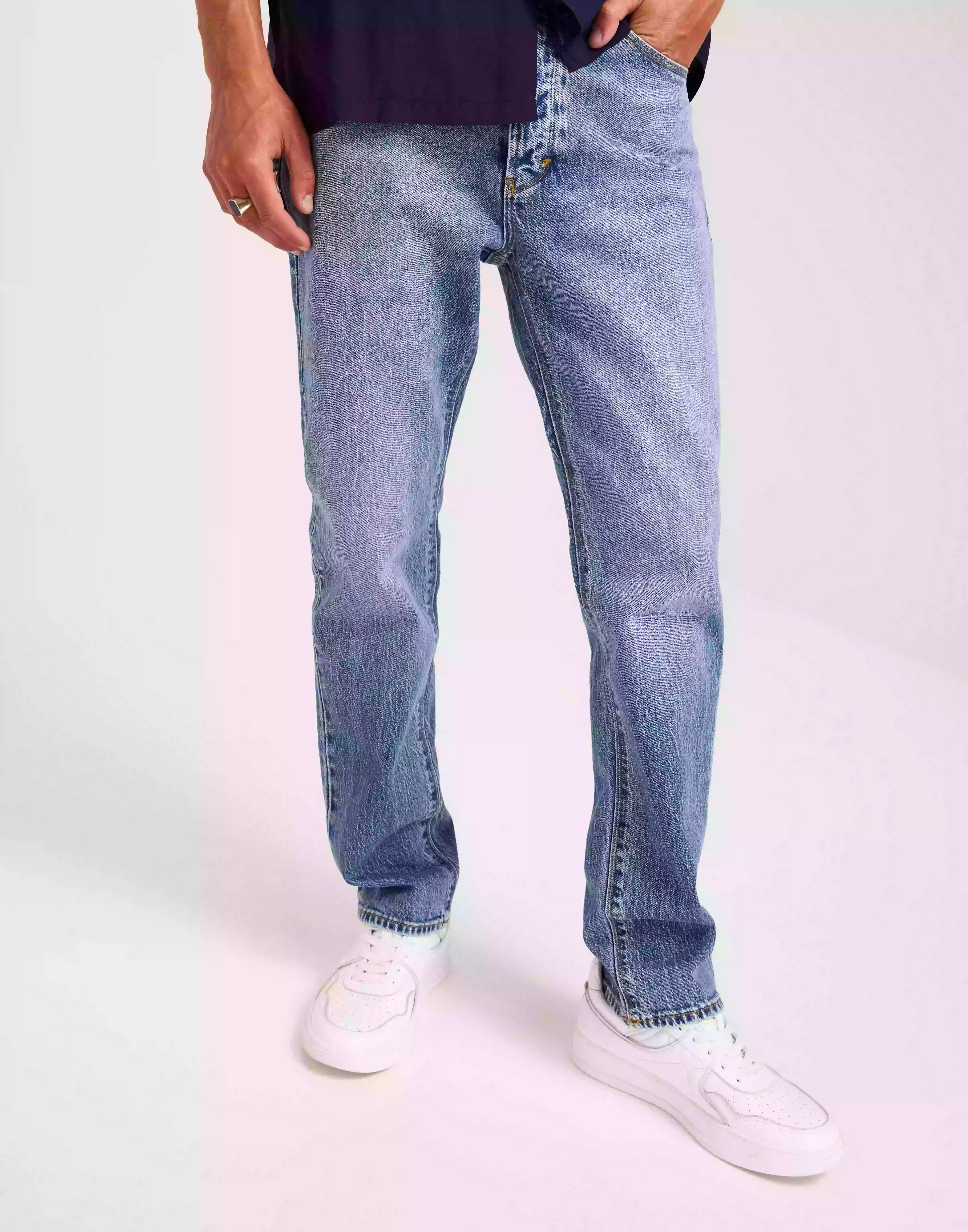 Abrand Jeans A 90s Relaxed King Eco Straight jeans Mid Vintage Blue