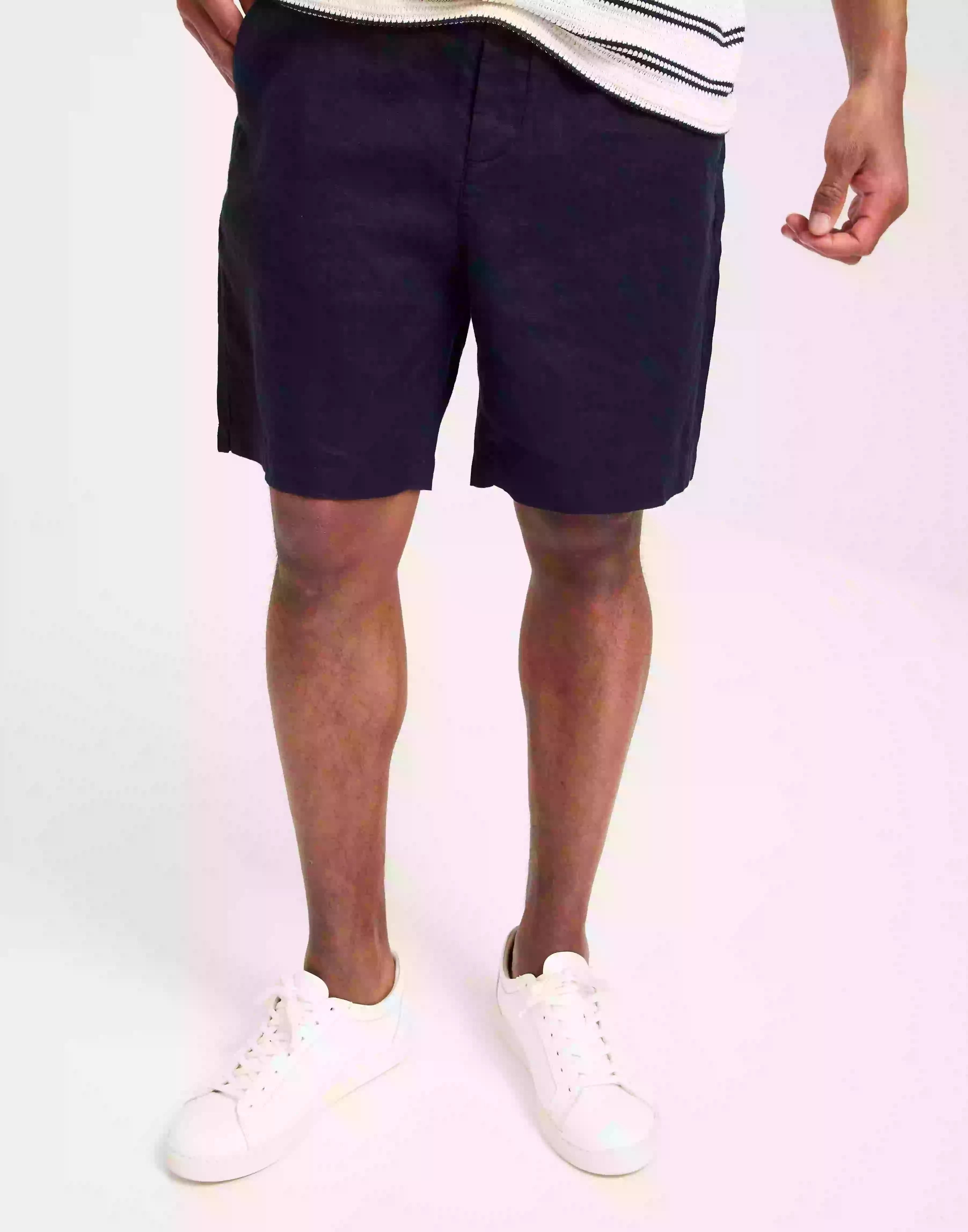 Gant Linen Drawstring Shorts Linneshorts Evening Blue