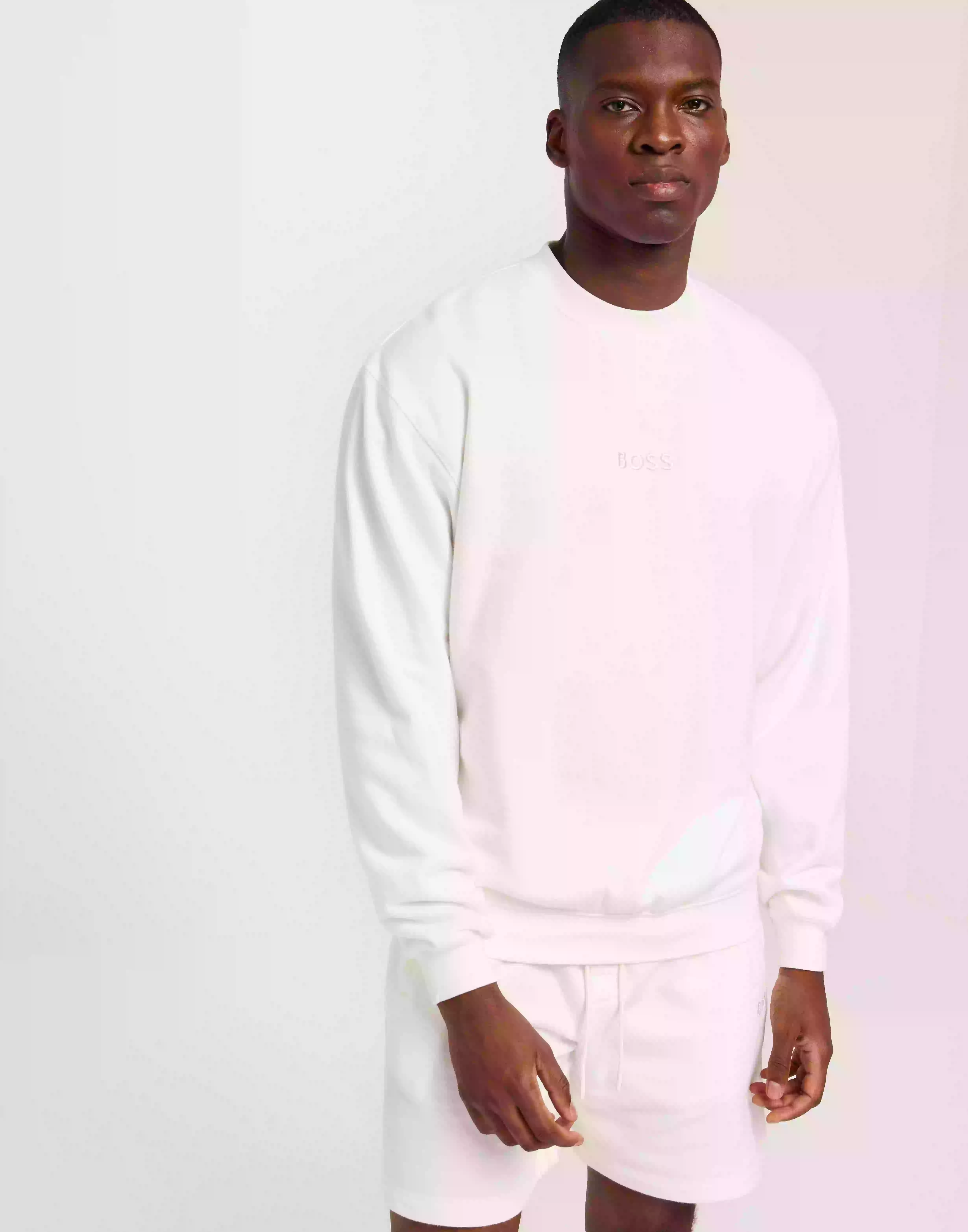 BOSS Contem. Sweatshirt 10251631 01 Sweatshirts Natural